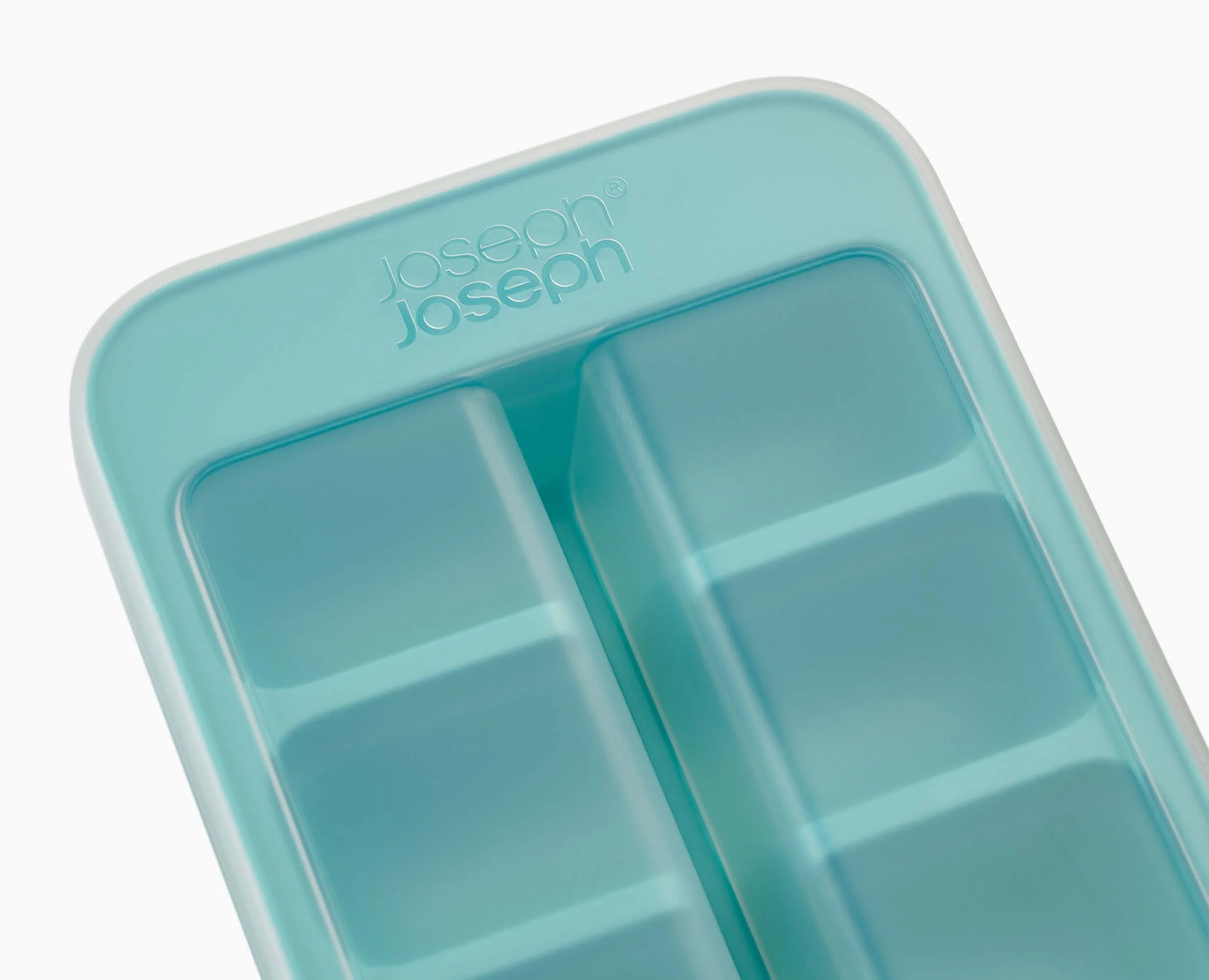 Set de 2 Bacs à Glaçons à Remplissage Facile Bleu Flow™ - Image 6