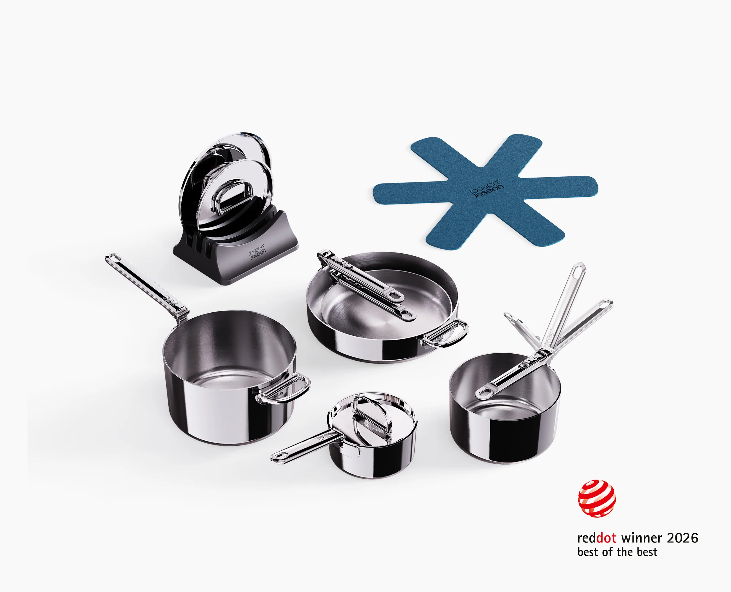 Batterie de Cuisine de 5 Pièces en Inox Space Steel - Image 4