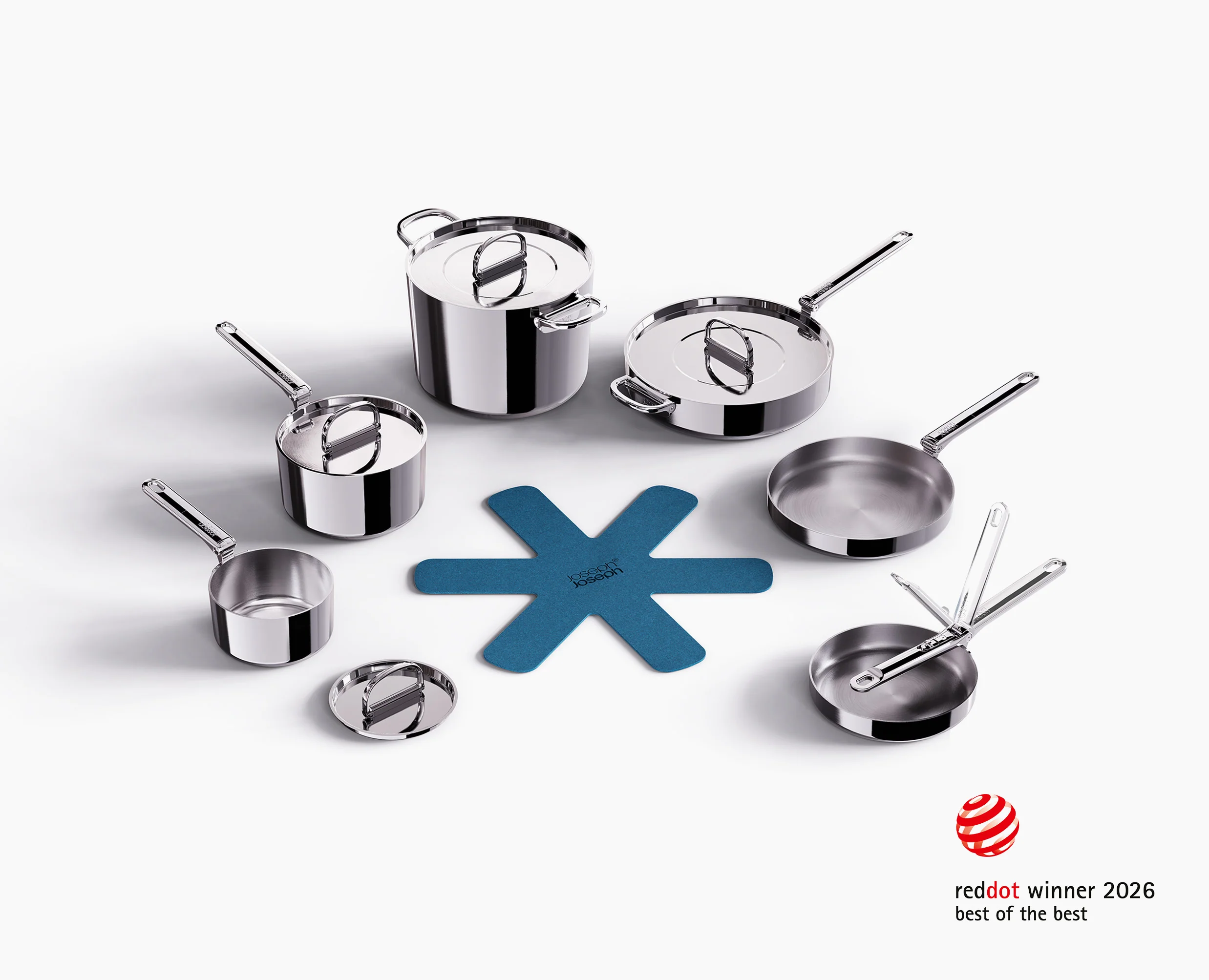 Batterie de Cuisine de 6 Pièces en Inox Space Steel - Image 4