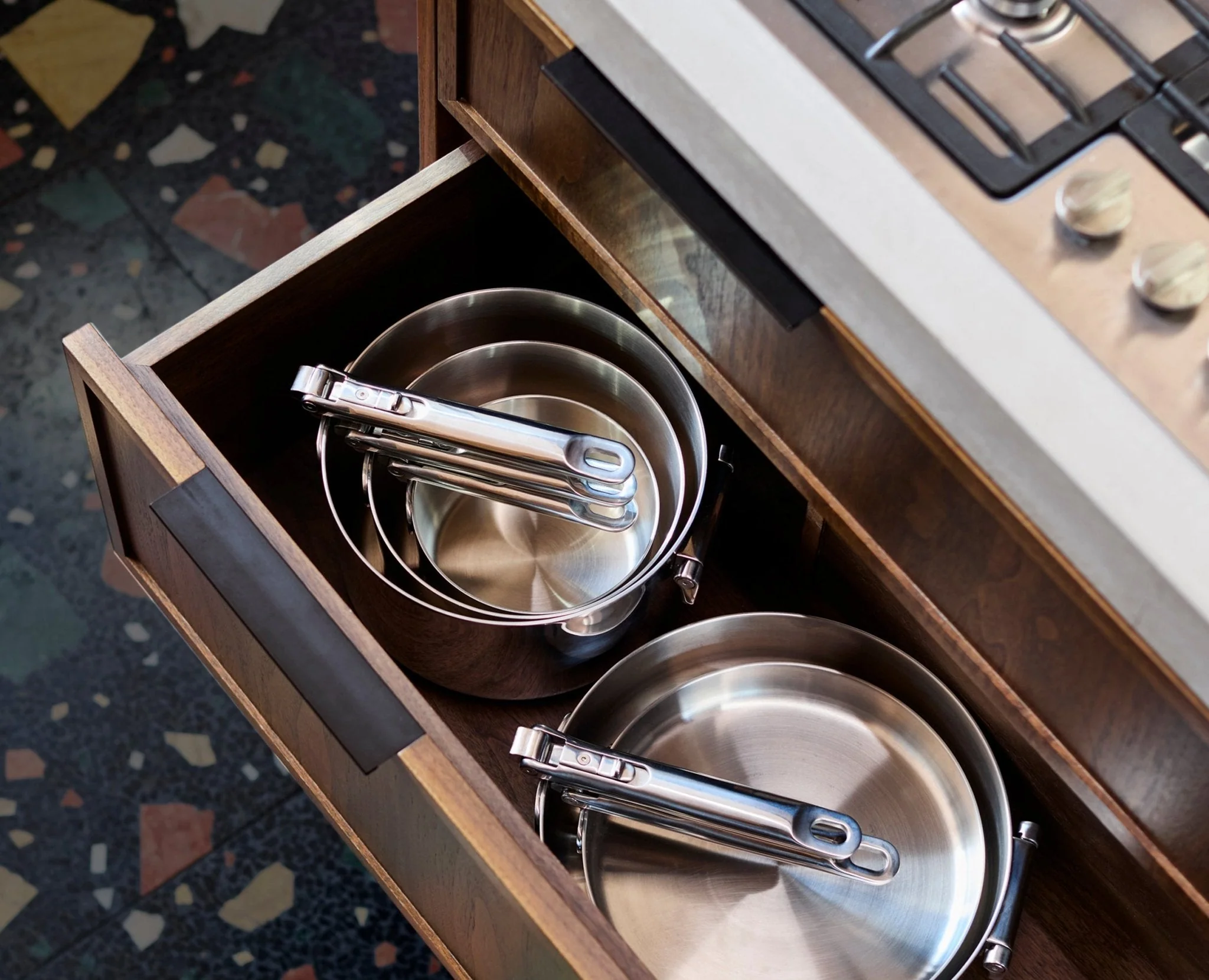 Batterie de Cuisine de 6 Pièces en Inox Space Steel - Image 6