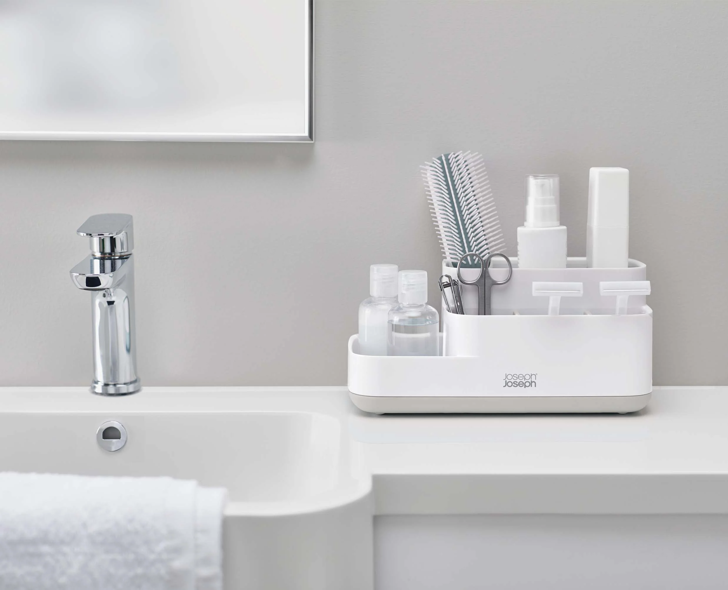 Organisateur de Salle de Bain Gris EasyStore™ - Image 3