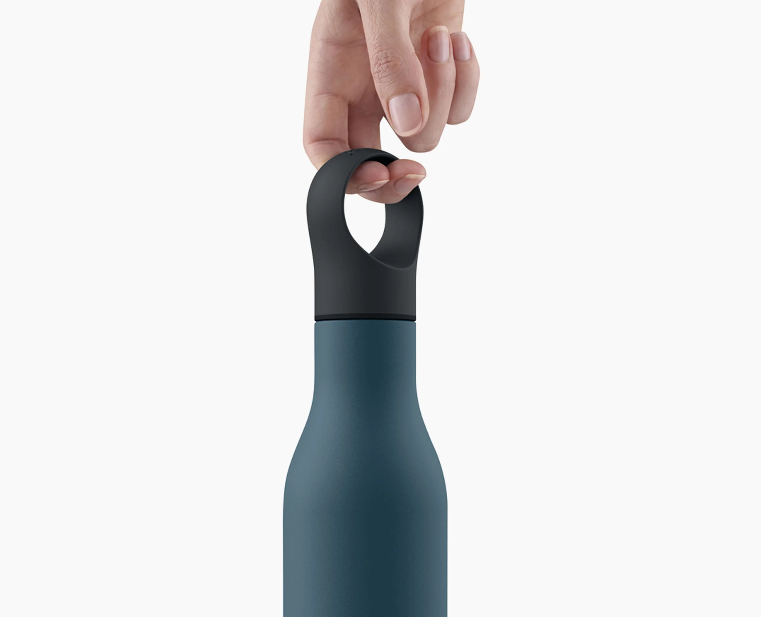 Gourde Isotherme Bleue en Inox 500ml Loop™ - Image 4