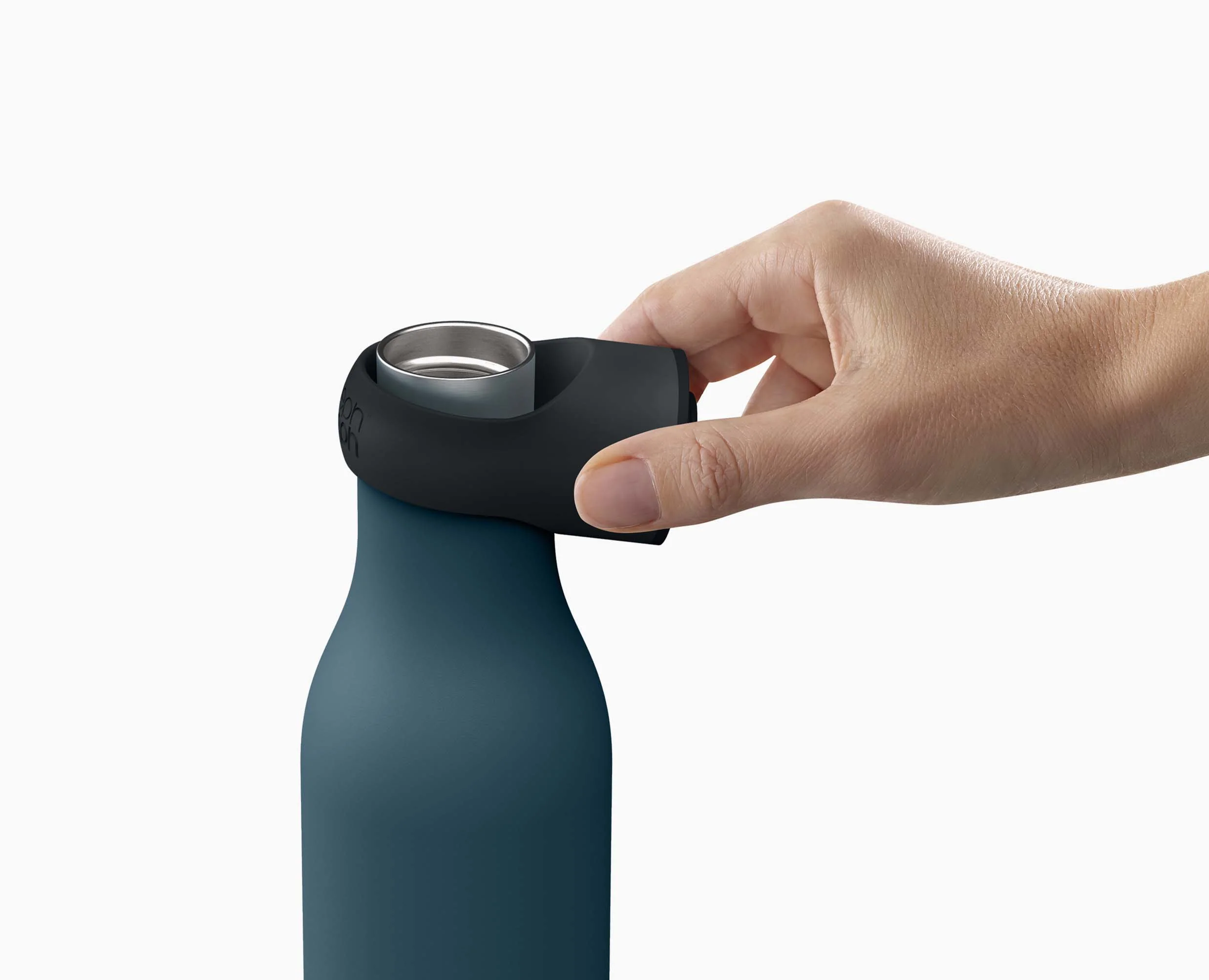 Gourde Isotherme Bleue en Inox 500ml Loop™ - Image 5