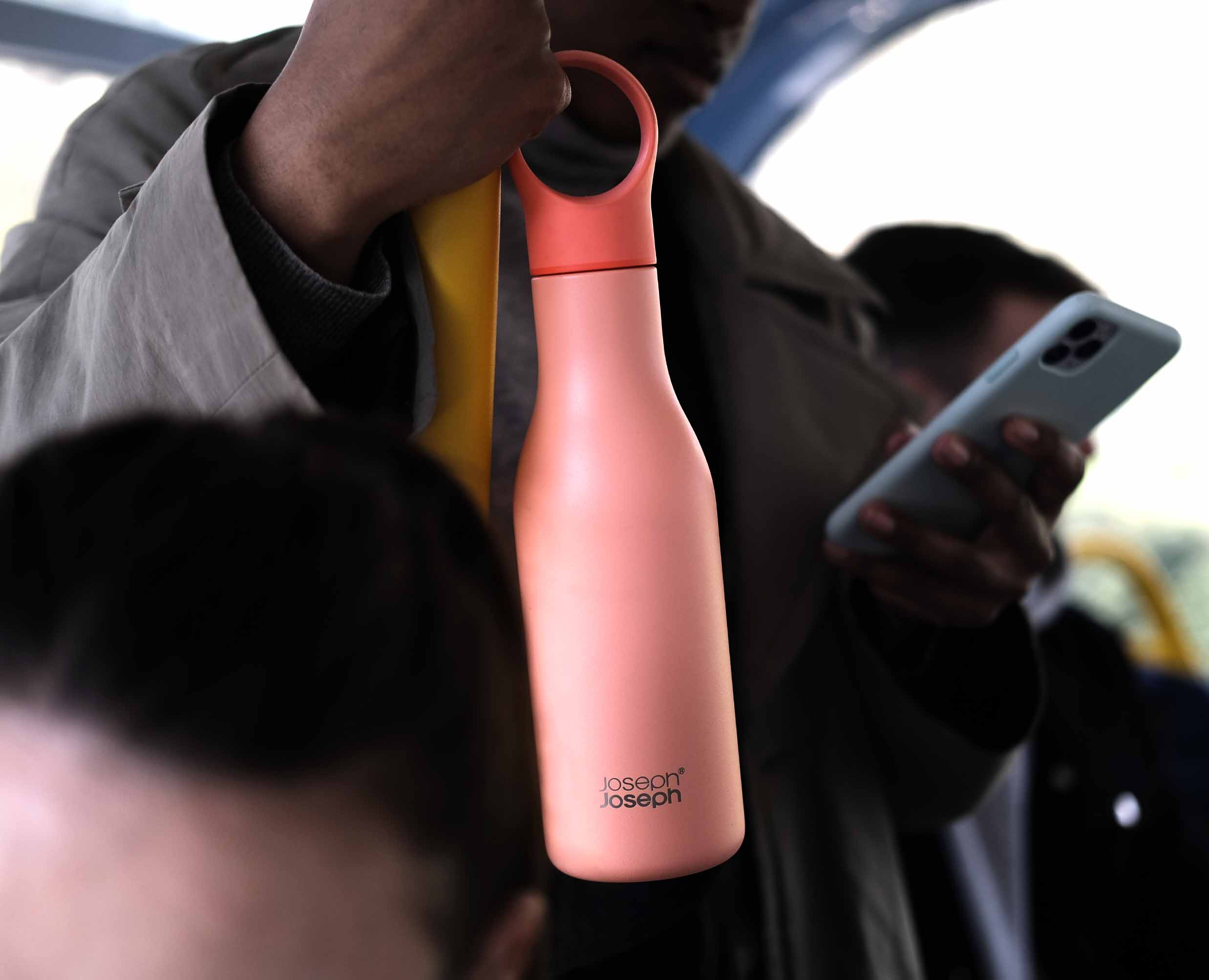 Gourde Isotherme Corail en Inox 500ml Loop™ - Image 3