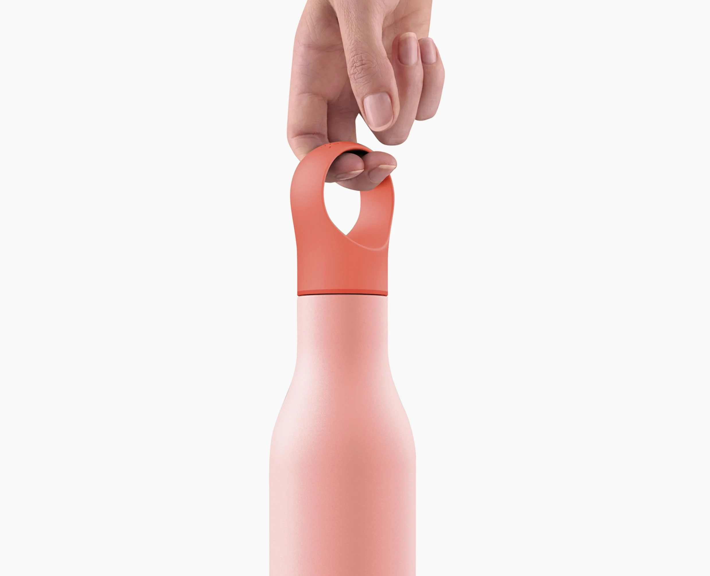 Gourde Isotherme Corail en Inox 500ml Loop™ - Image 4