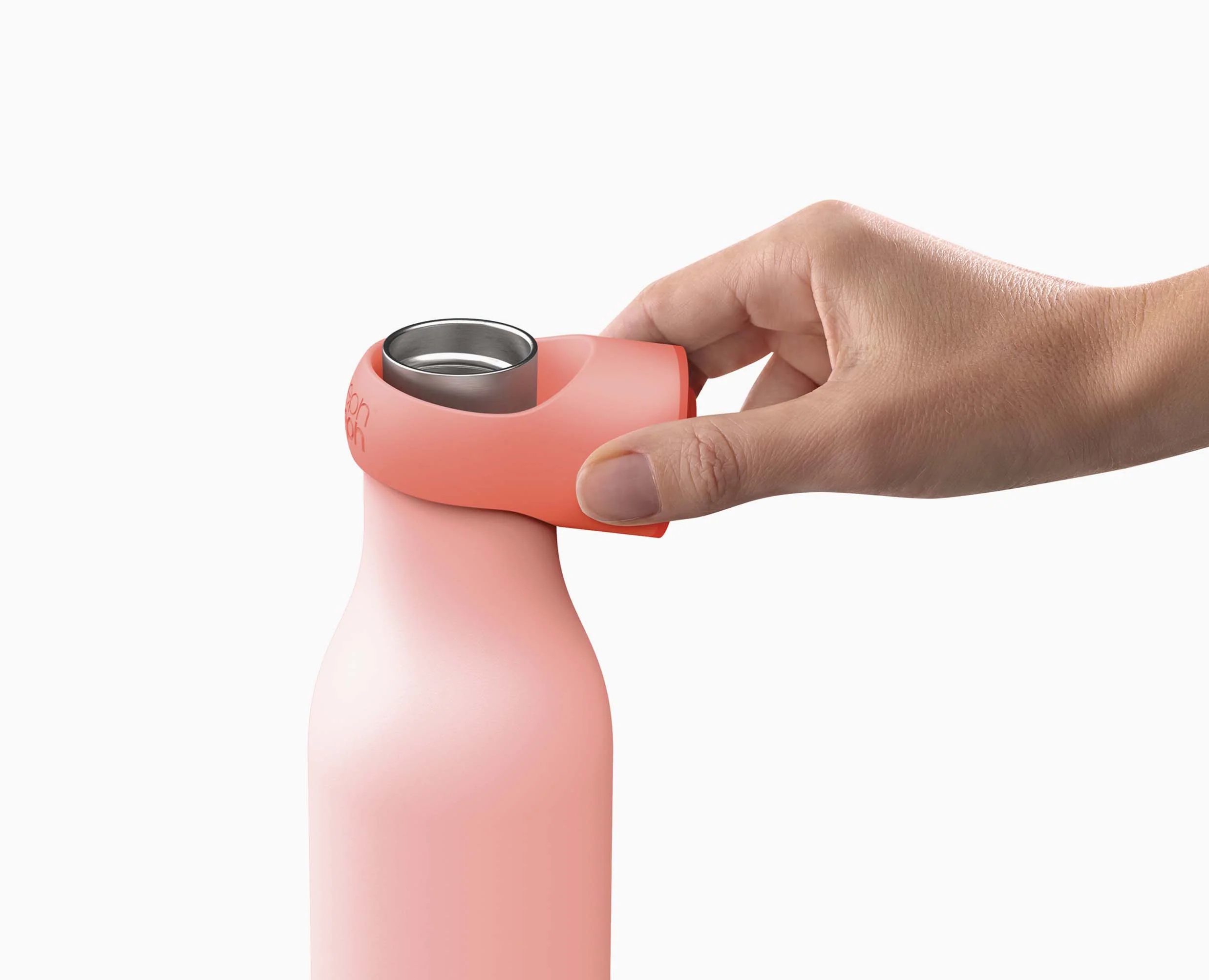 Gourde Isotherme Corail en Inox 500ml Loop™ - Image 5