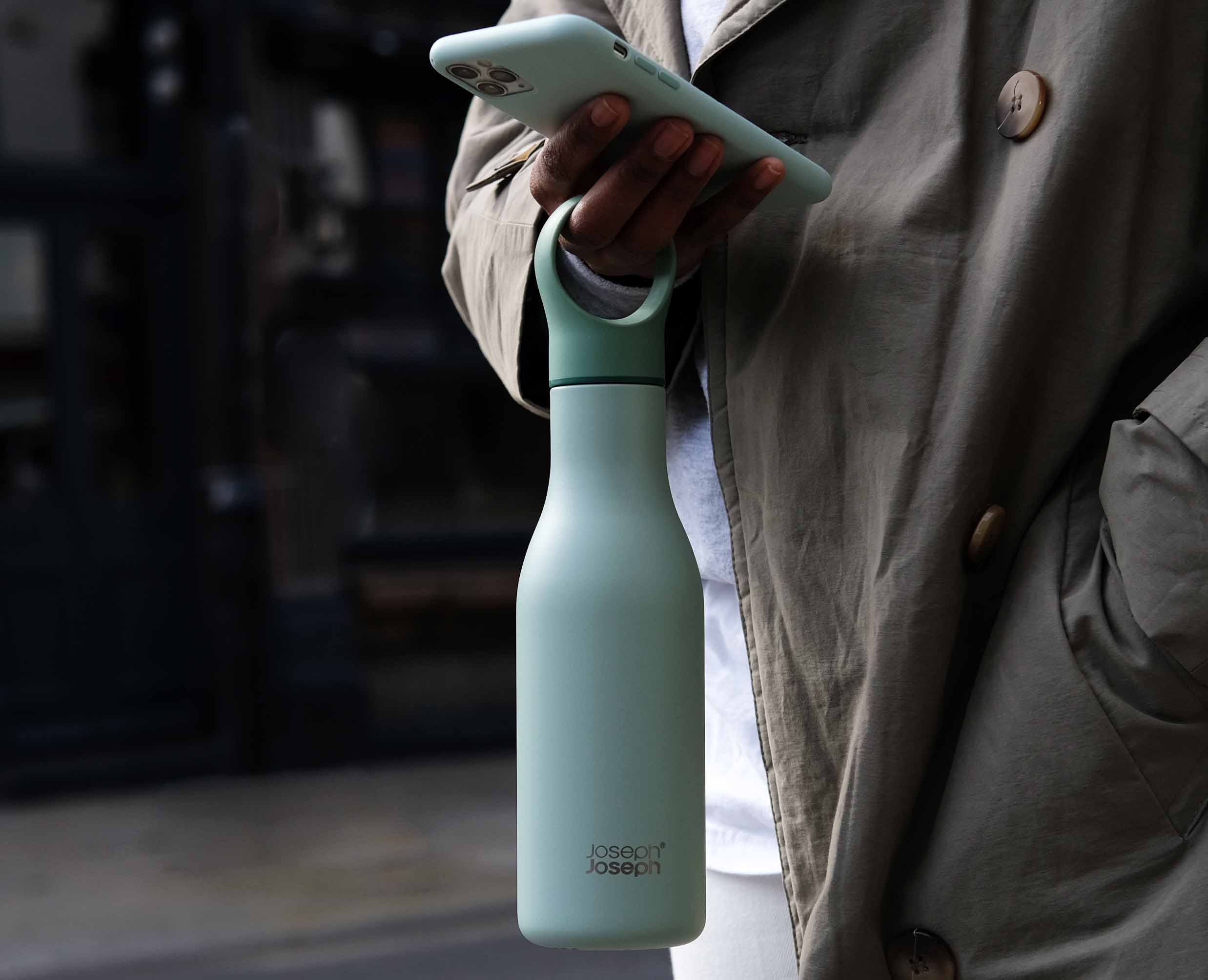 Gourde Isotherme Verte en Inox 500ml Loop™ - Image 3