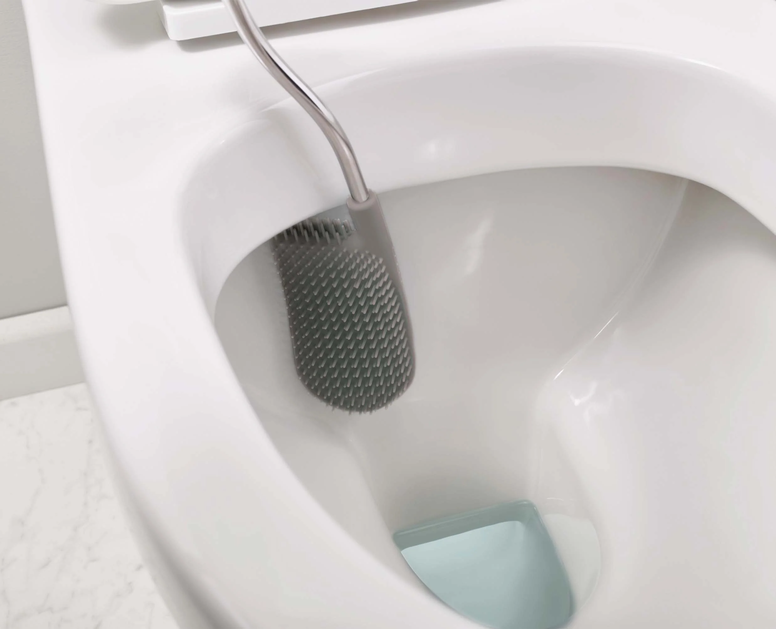 Brosse WC Plate avec Support Blanc Flex™ Lite - Image 4