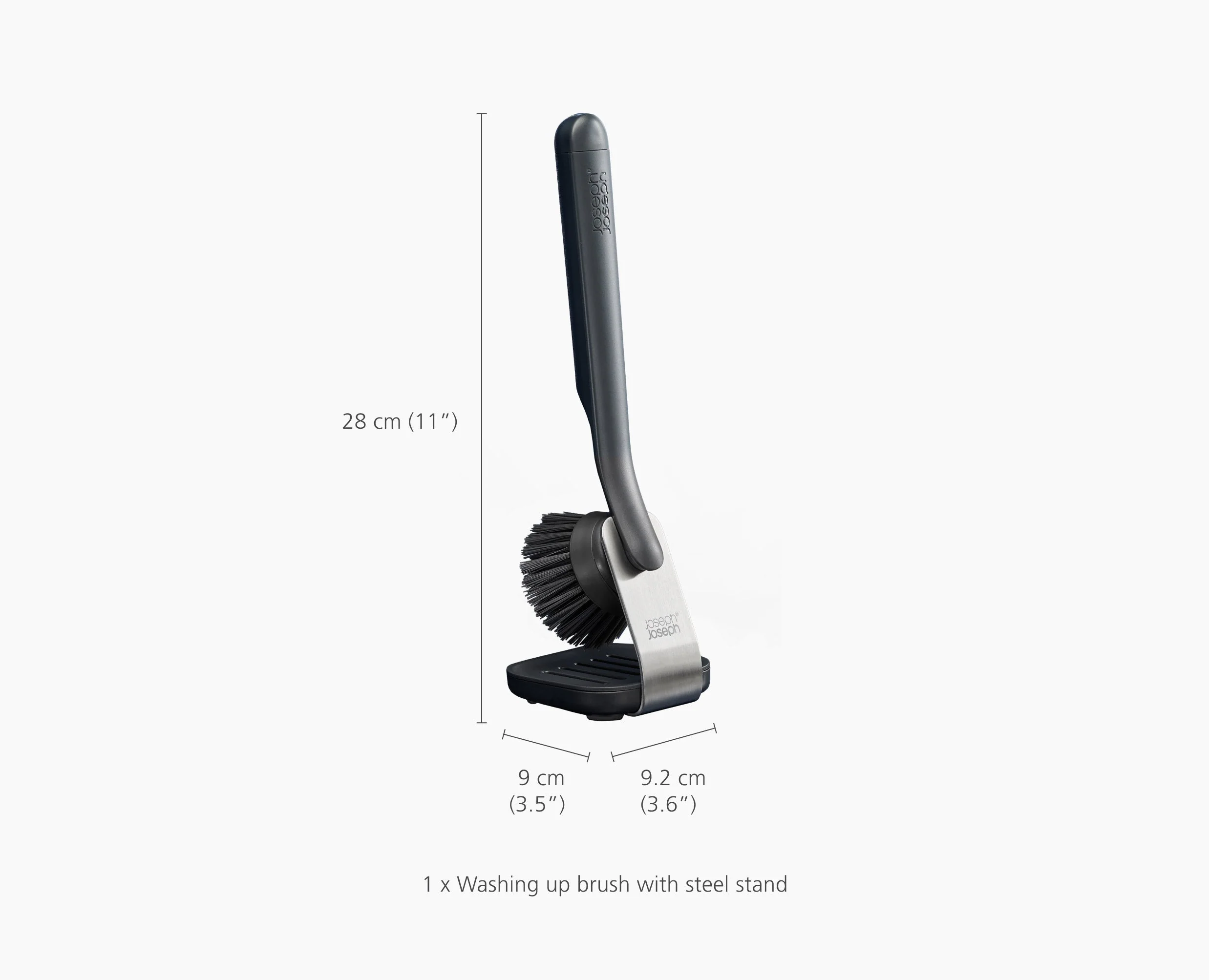 Brosse à Vaisselle avec Support Inox et 6 Têtes de Rechange SinkTech - Image 8