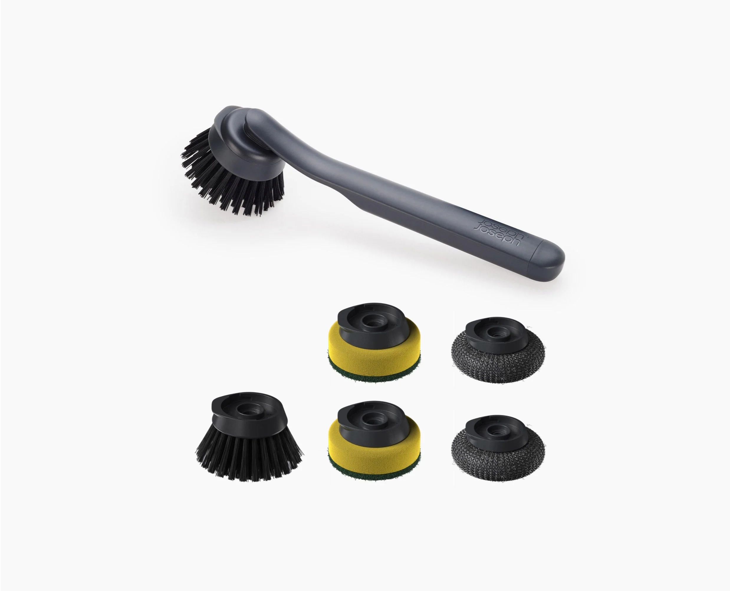 Brosse à Vaisselle avec Tête de Rechange et 4 Têtes Supplémentaires - Image 3