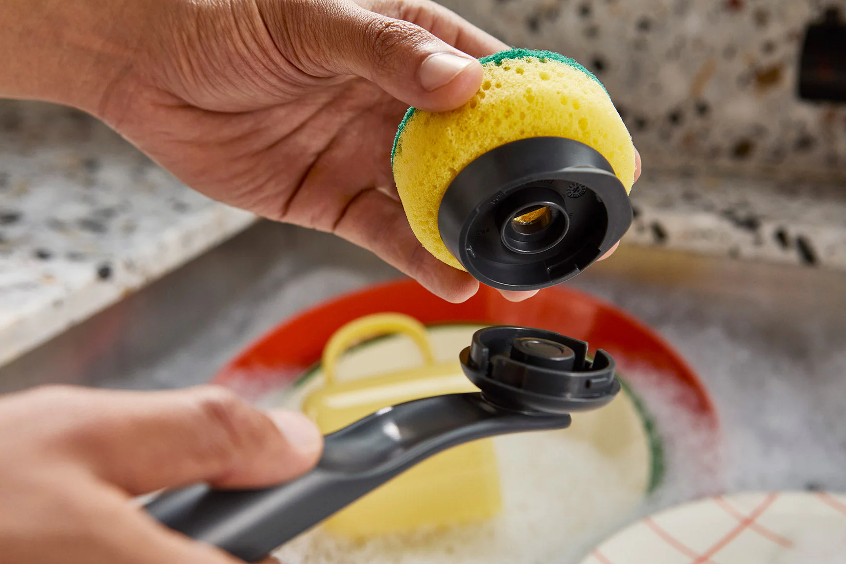 Brosse à Vaisselle avec Tête de Rechange SinkTech™ - Image 5