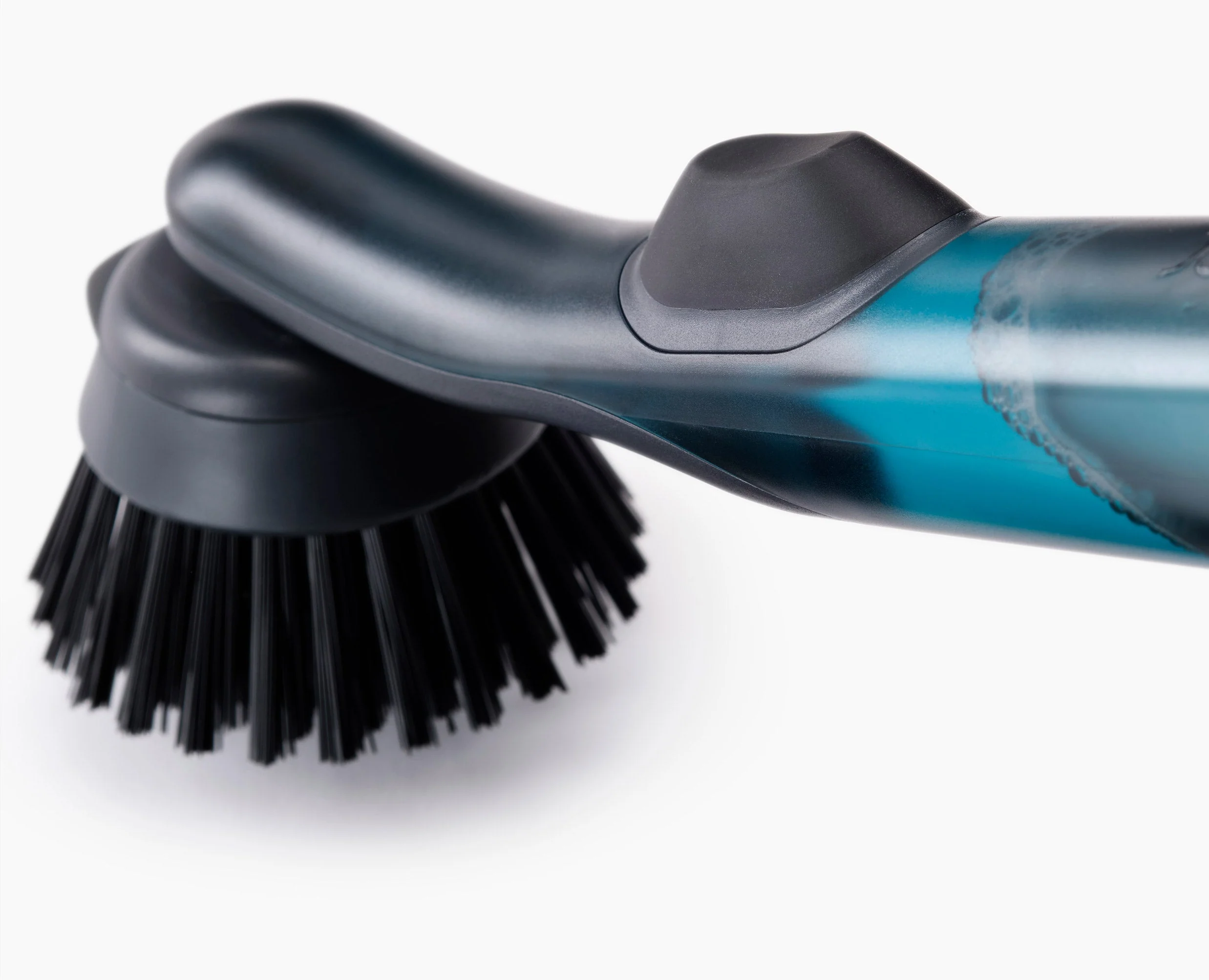 Brosse à Vaisselle et Distributeur de Savon avec Support Inox et 6 Têtes de Rechange - Image 7