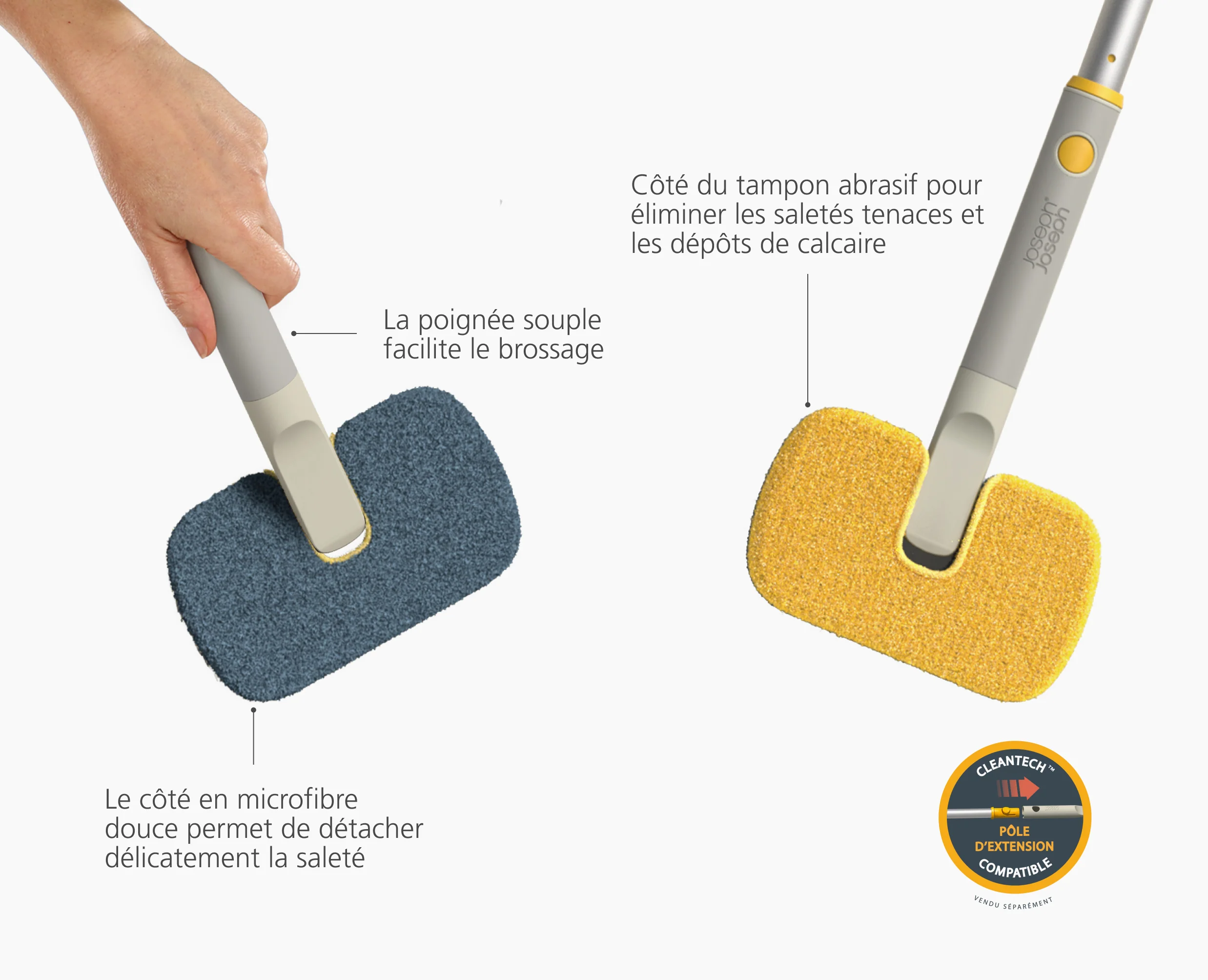 Brosse avec Éponge à Récurer & Abrasive CleanTech™ - Image 6