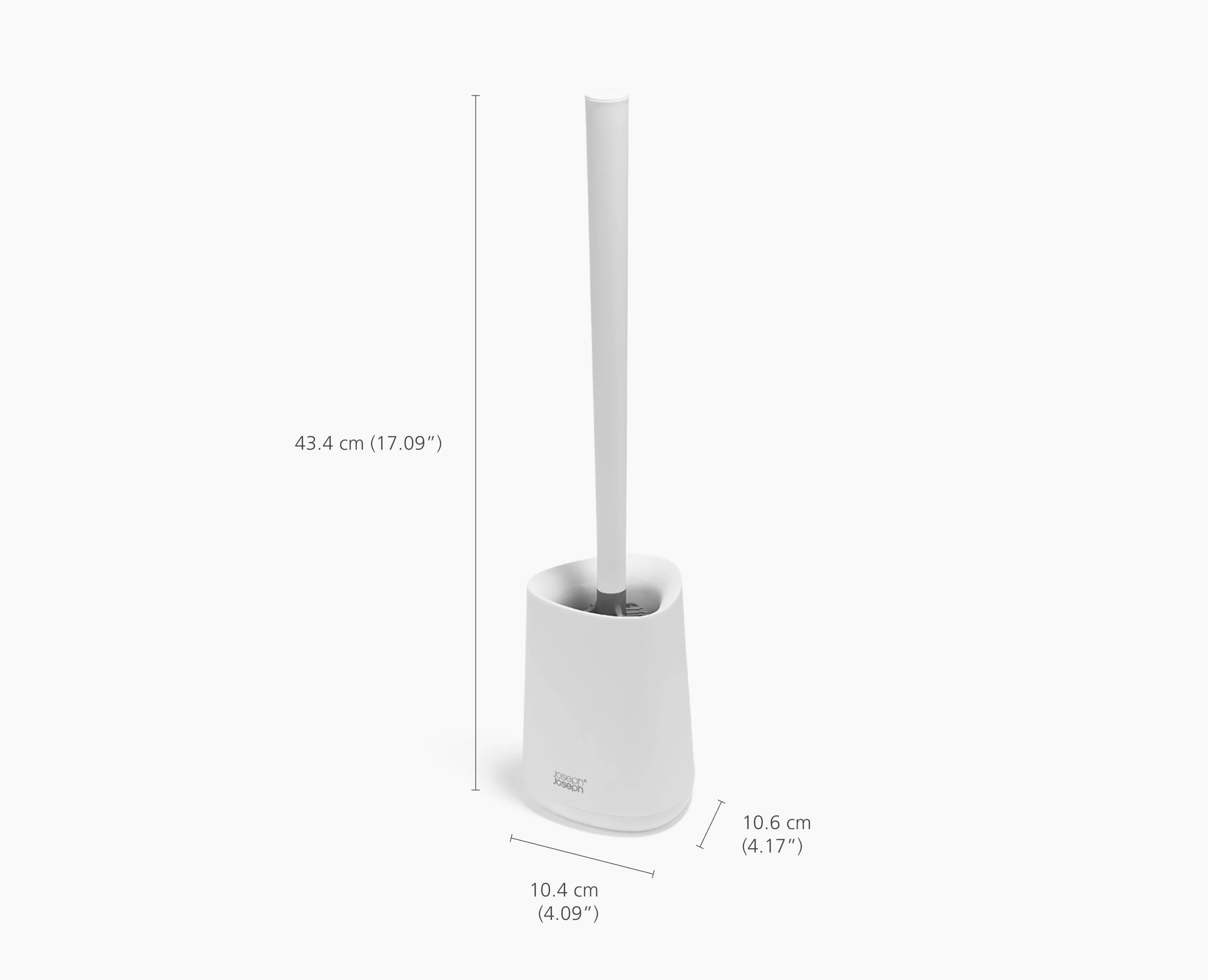 Brosse de Toilette Compacte en Silicone Blanche Mat Flex 360™ Lite - Image 8