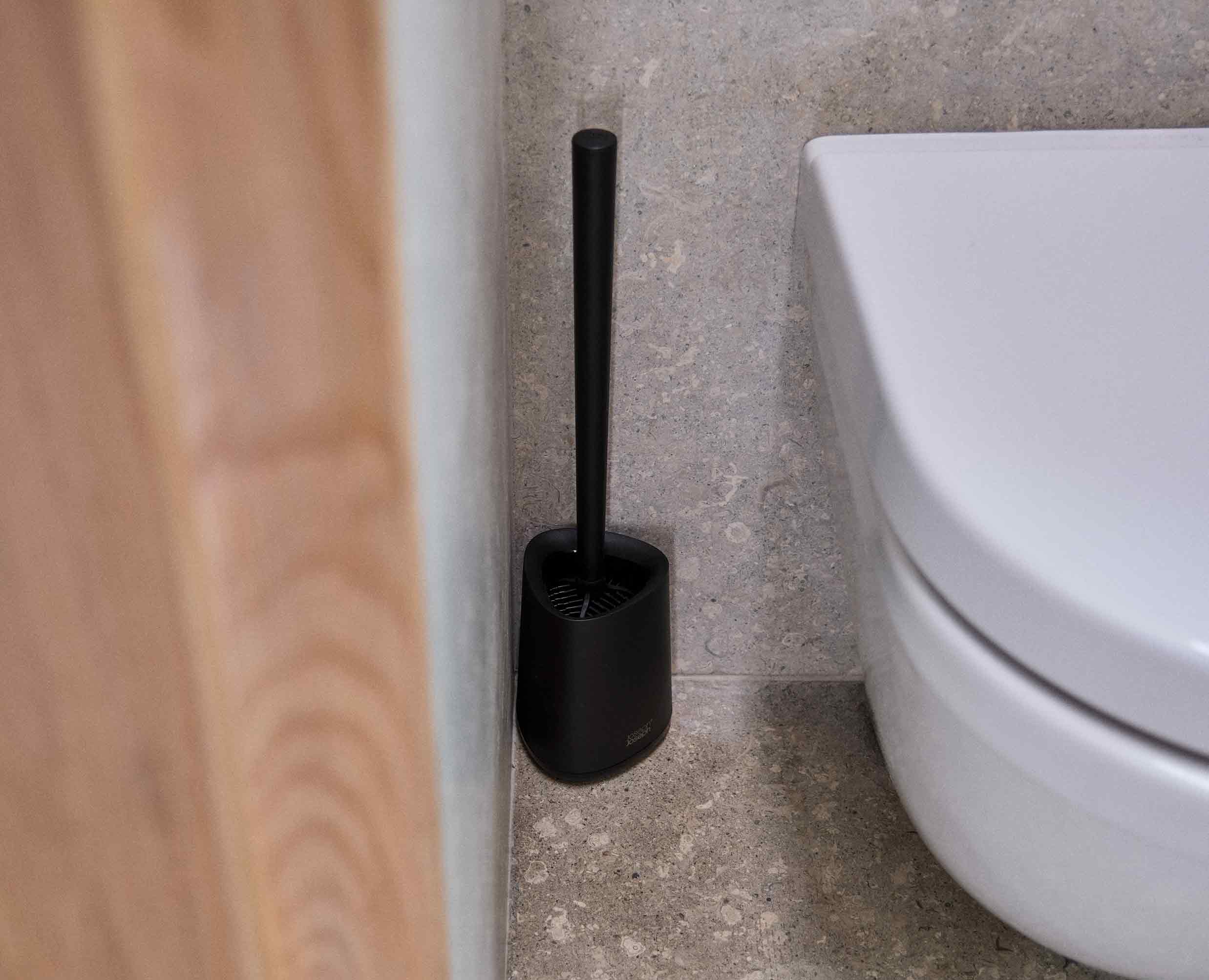 Brosse de Toilette Compacte en Silicone Noire Mat Flex 360™ Lite - Image 5