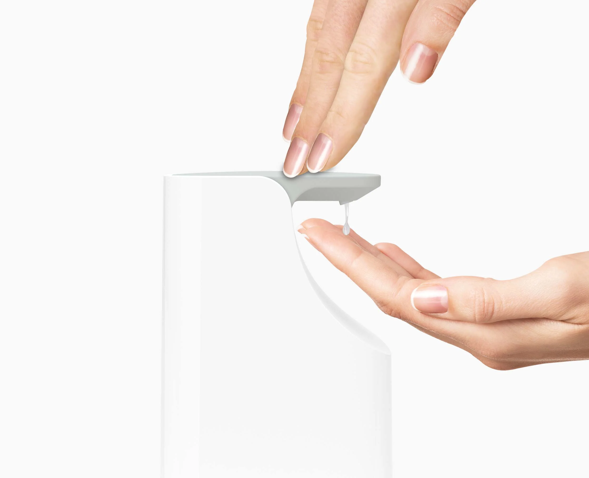 Distributeur de Savon Liquide Gris Slim™ - Image 4