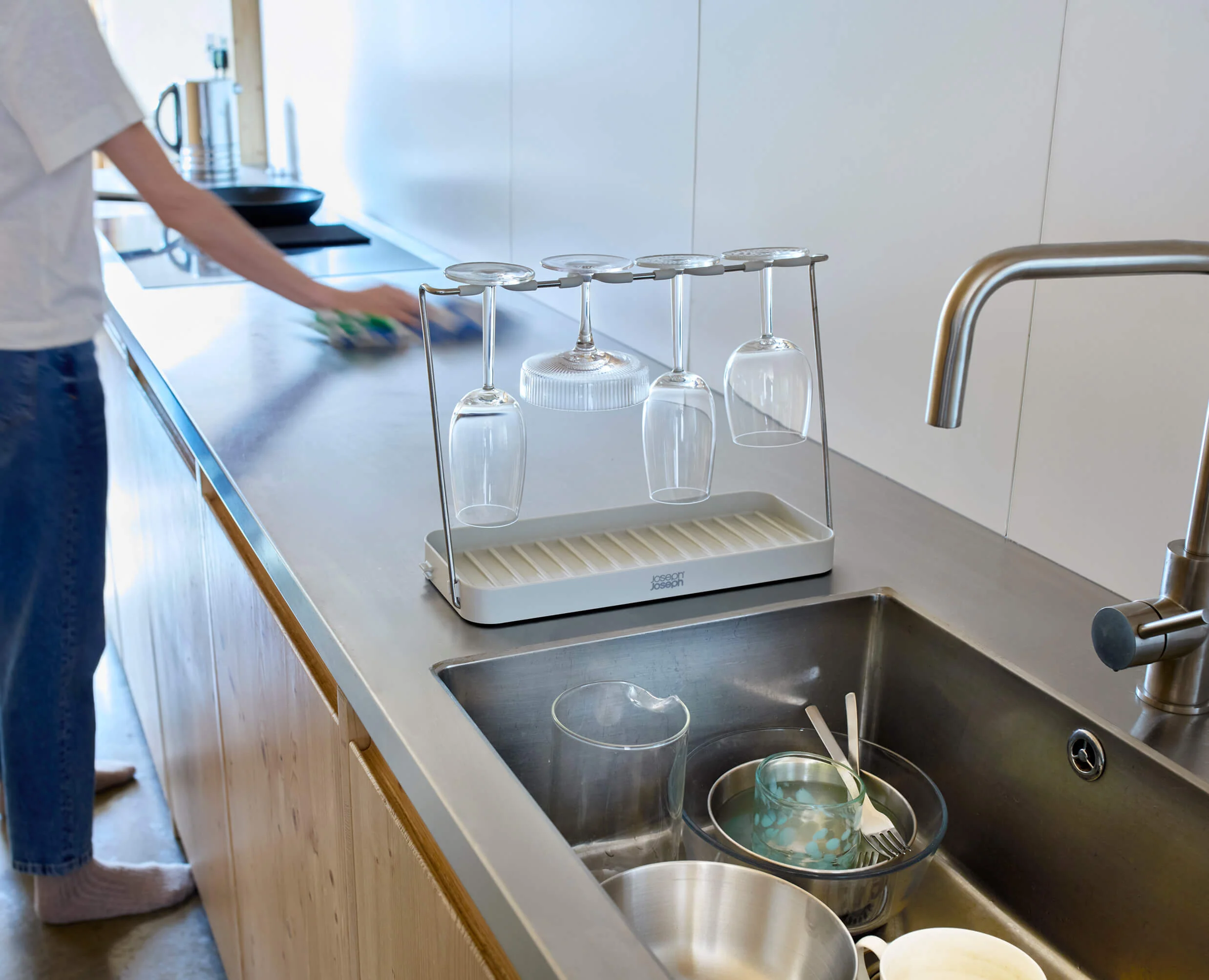 Égouttoir Pliable Pour Verres à Vin Drysmart™ - Image 3