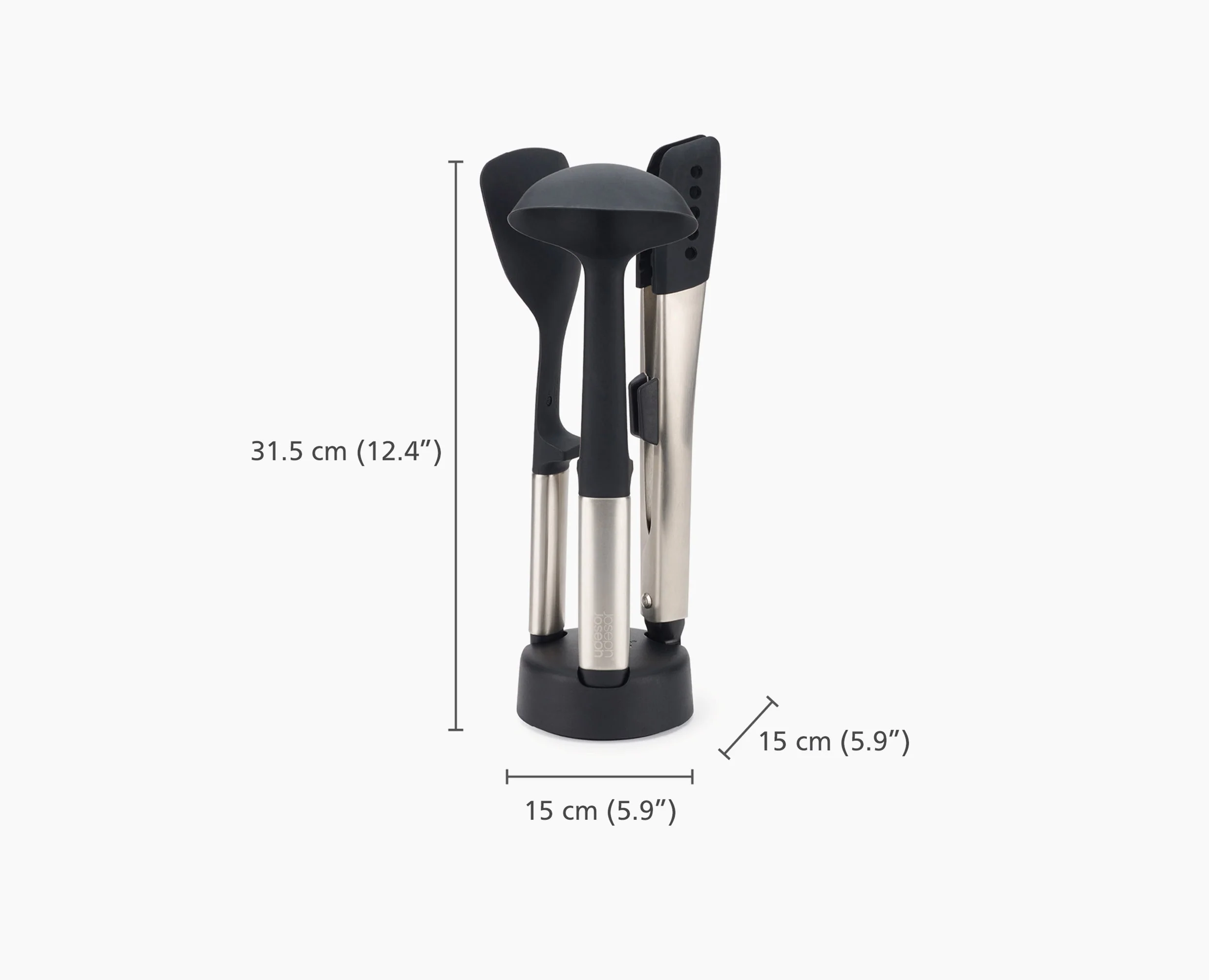 Ensemble de 3 ustensiles Elevate™ Fusion avec socle compact - Image 9