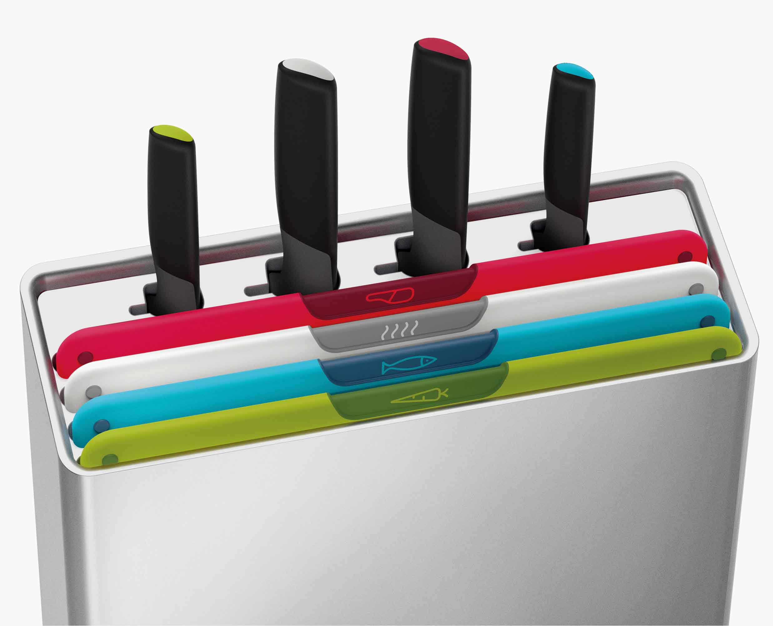 Set de 4 Couteaux et 4 Planches à Découper Multicolore Folio™ Icon Plus - Image 4