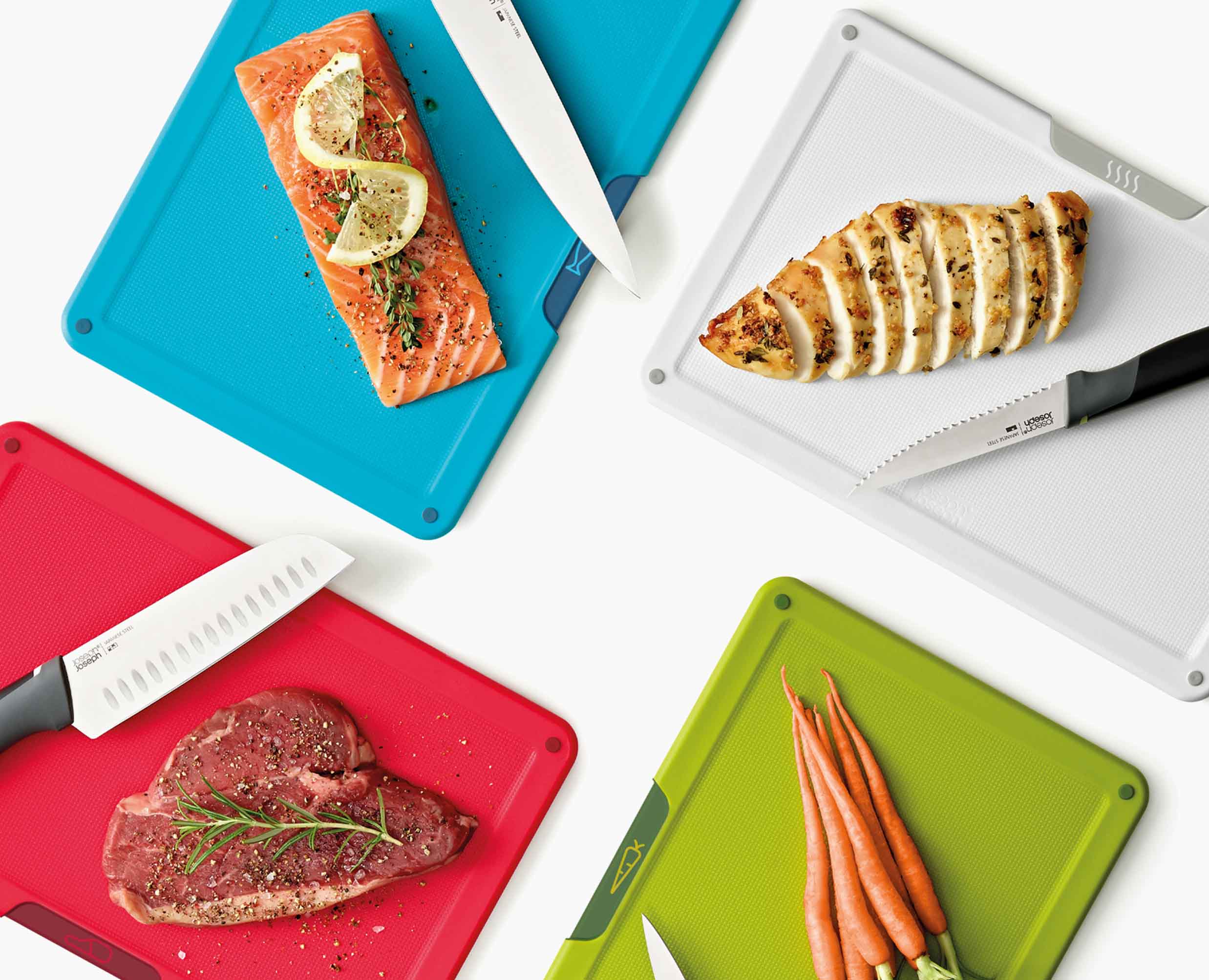 Set de 4 Couteaux et 4 Planches à Découper Multicolore Folio™ Icon Plus - Image 7