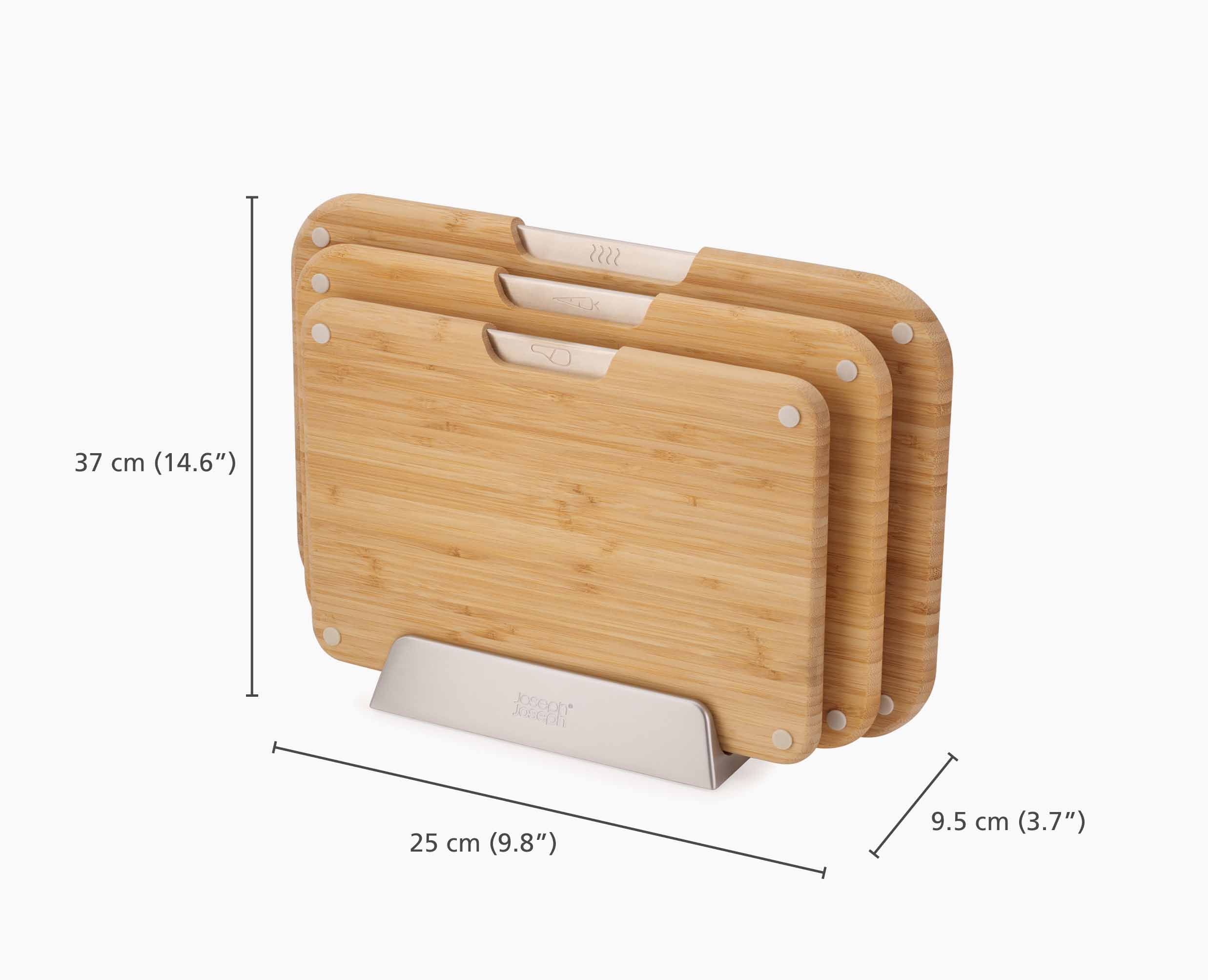 Ensemble de 3 planches à découper en bambou Nest™ Boards - Image 5
