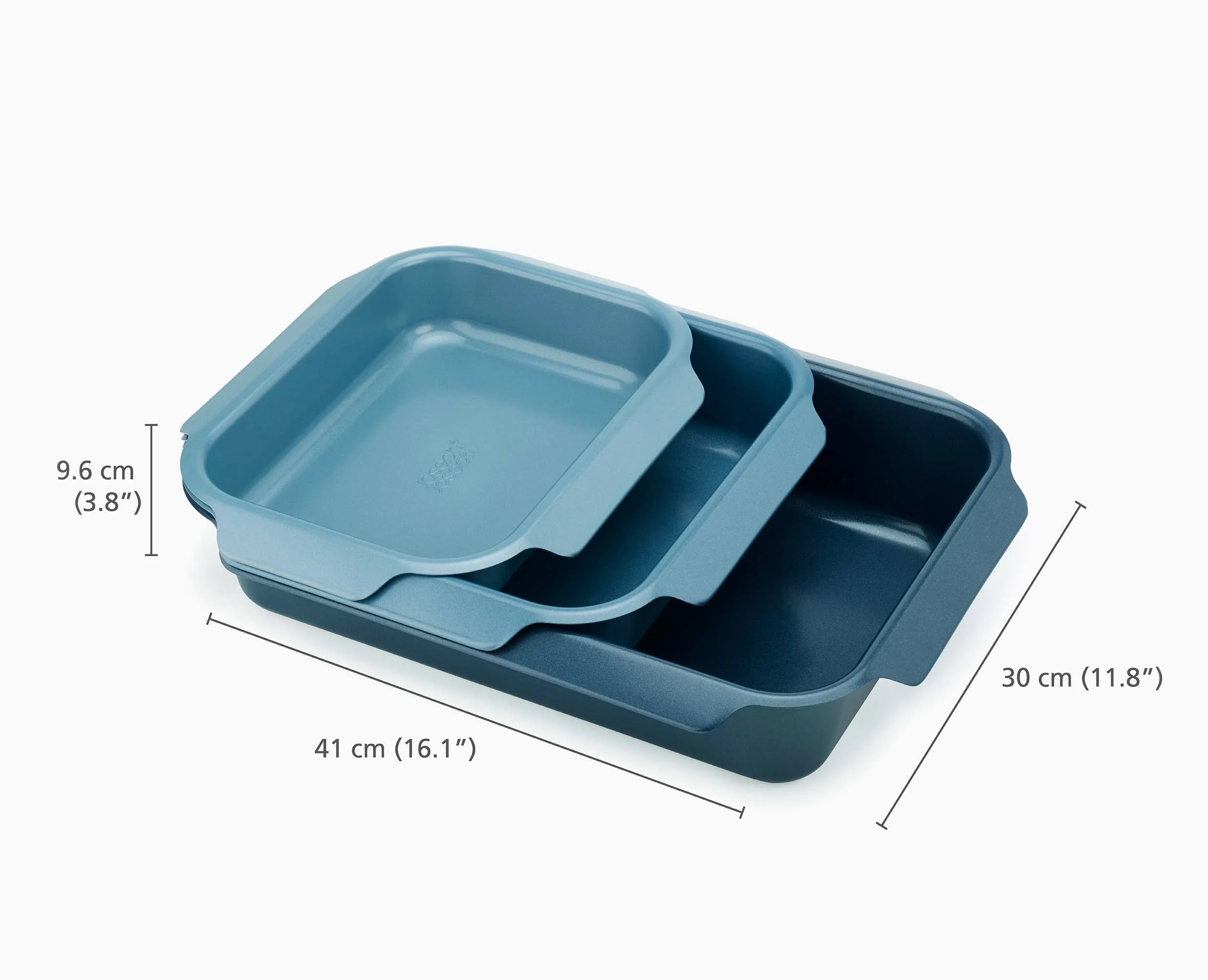 Ensemble de 3 plats à rôtir bleus Nest™ Oven - Image 6