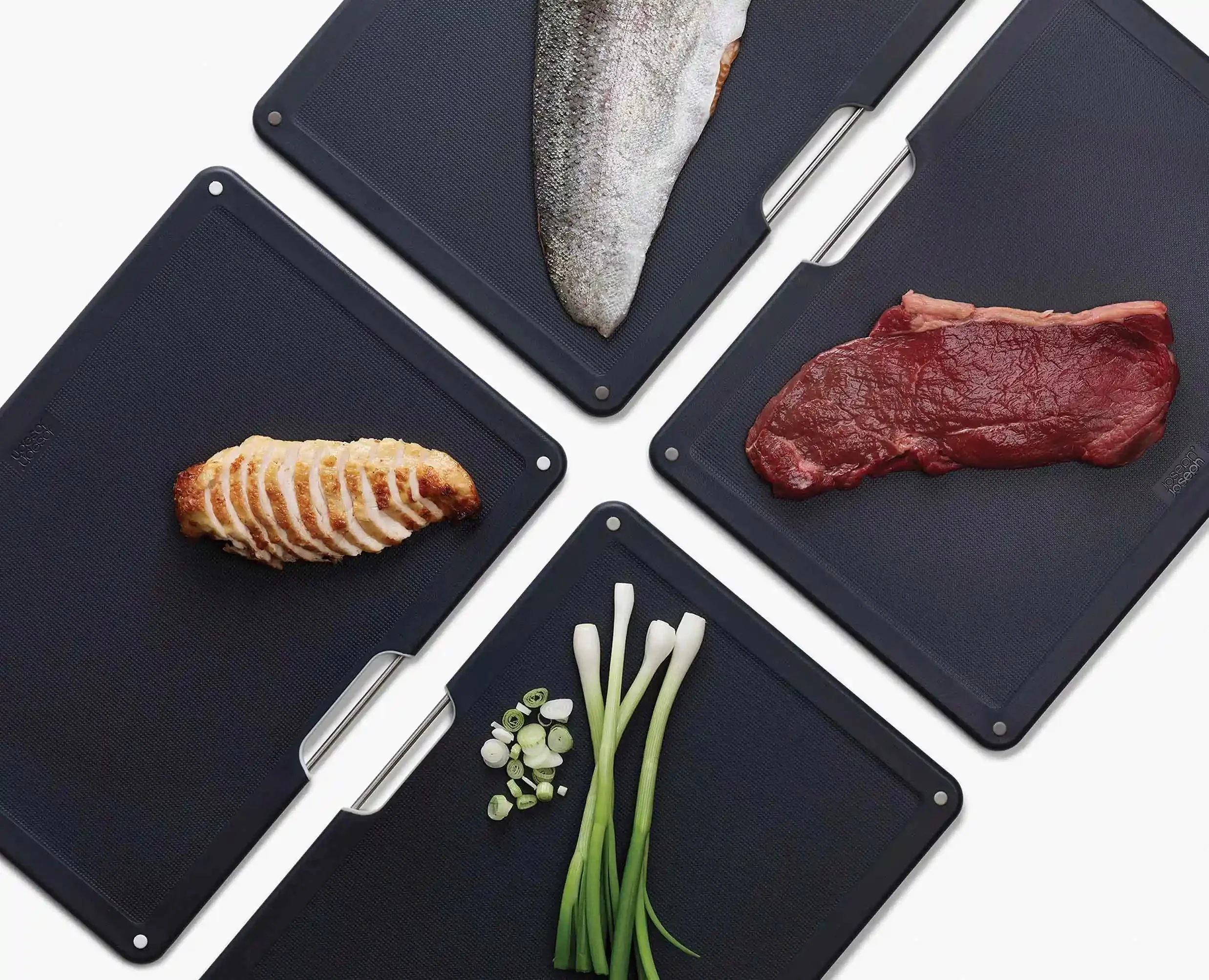 Set  de 4 Planches à Découper avec Étui en Inox Or Rose Folio™ - Image 7