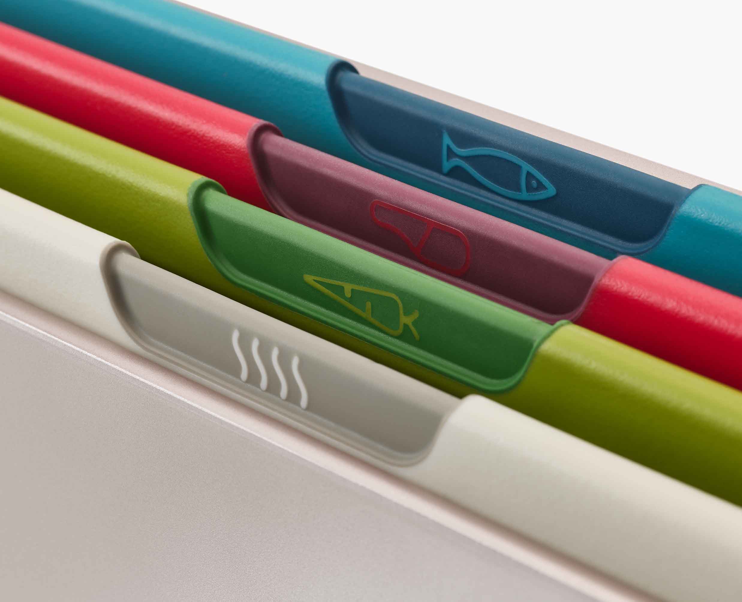 Set de 4 Planches à Découper Grandes Multicolores Folio™ Icon - Image 4