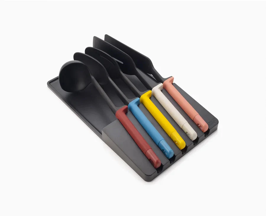 Set de 5 Ustensiles Multicolore et Plateau de Rangement Elevate™ Utensils Store