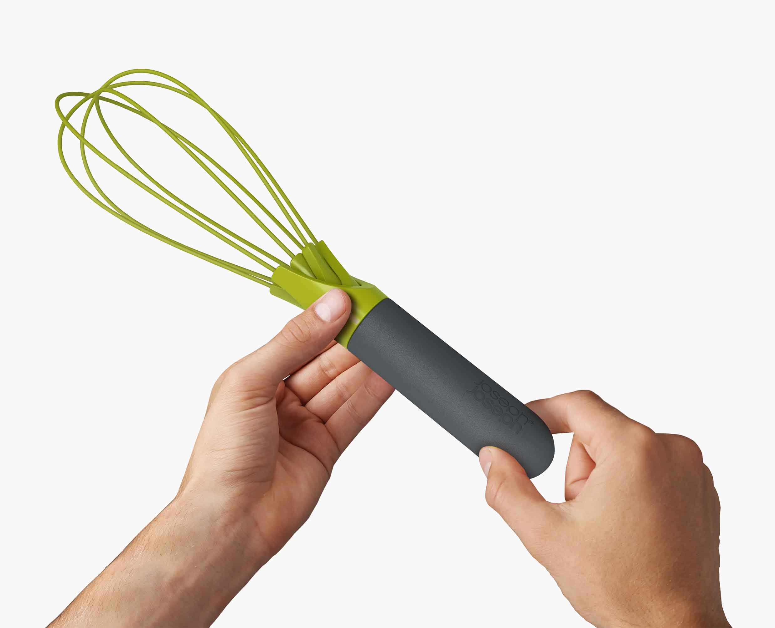 Fouet Ballon et Plat 2-en-1 en Silicone Vert Twist™ - Image 4