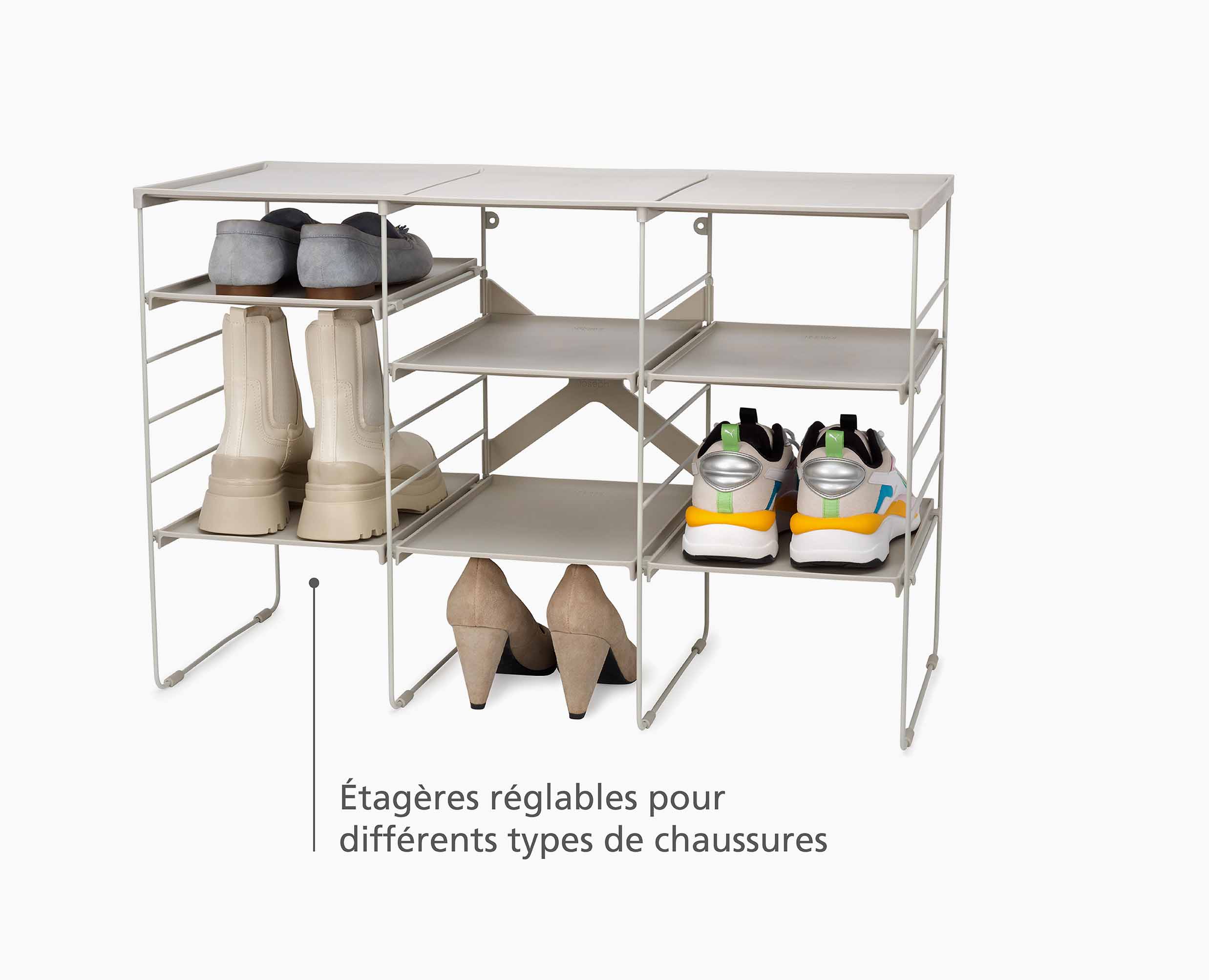 Range Chaussures Ajustable Écru Triple Level™ Plus - Image 7