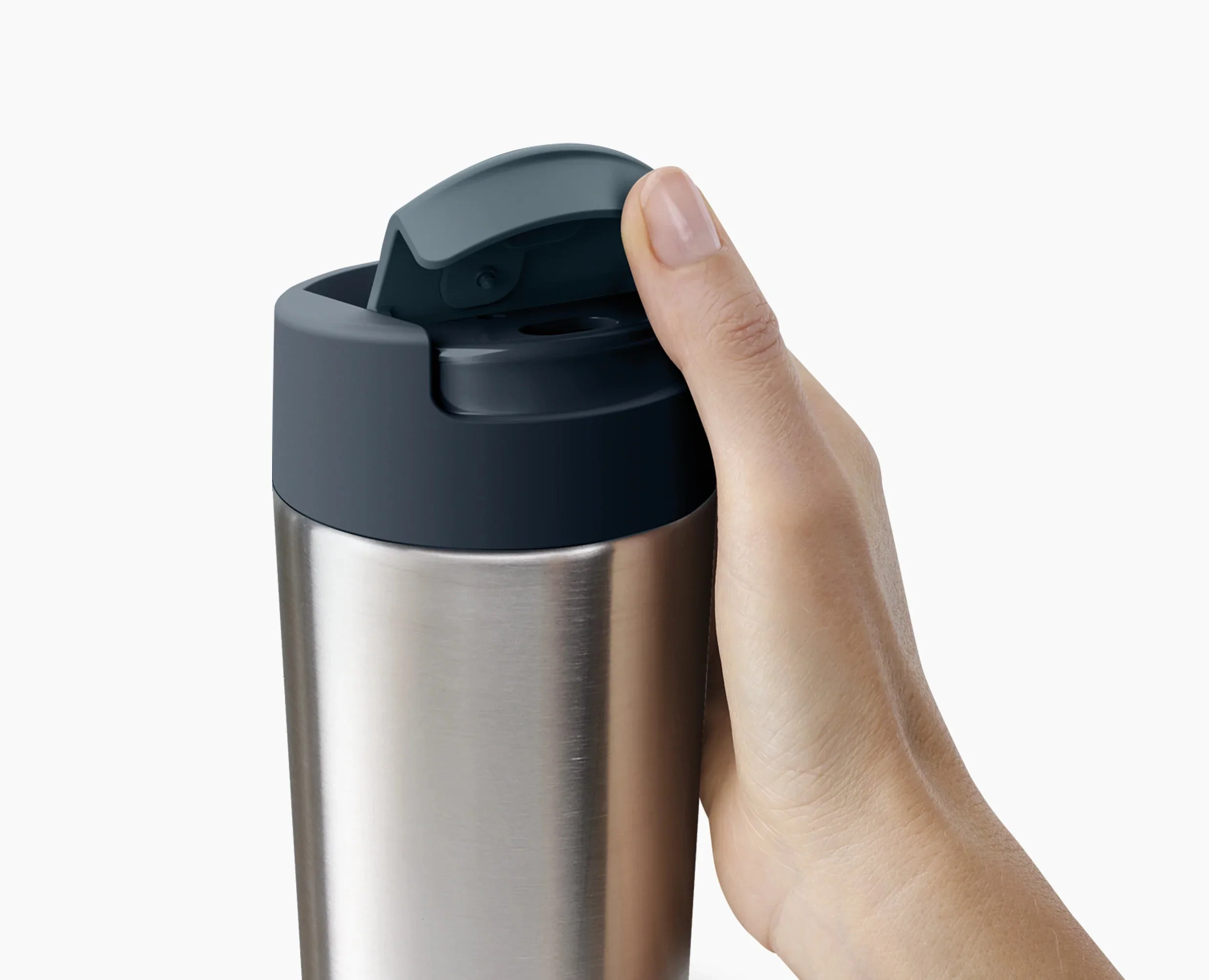 Grand Mug Réutilisable en Inox 454ml Sipp™ - Image 4