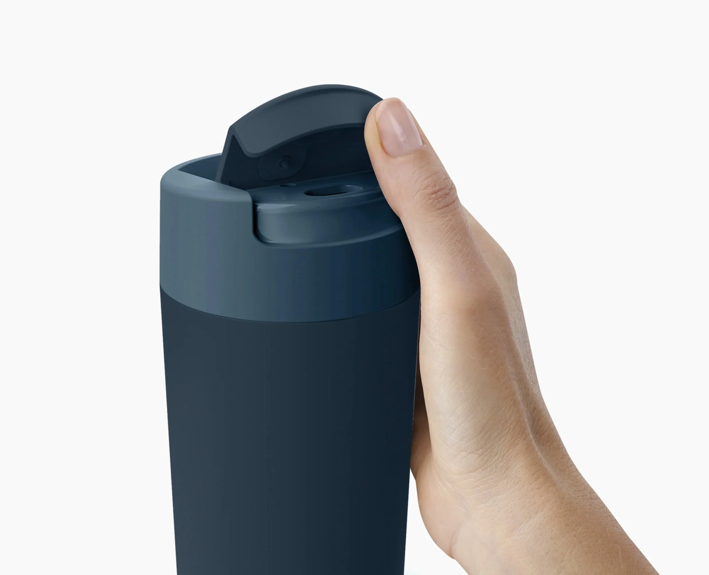 Grand Mug Réutilisable Bleu 454ml Sipp™ - Image 4
