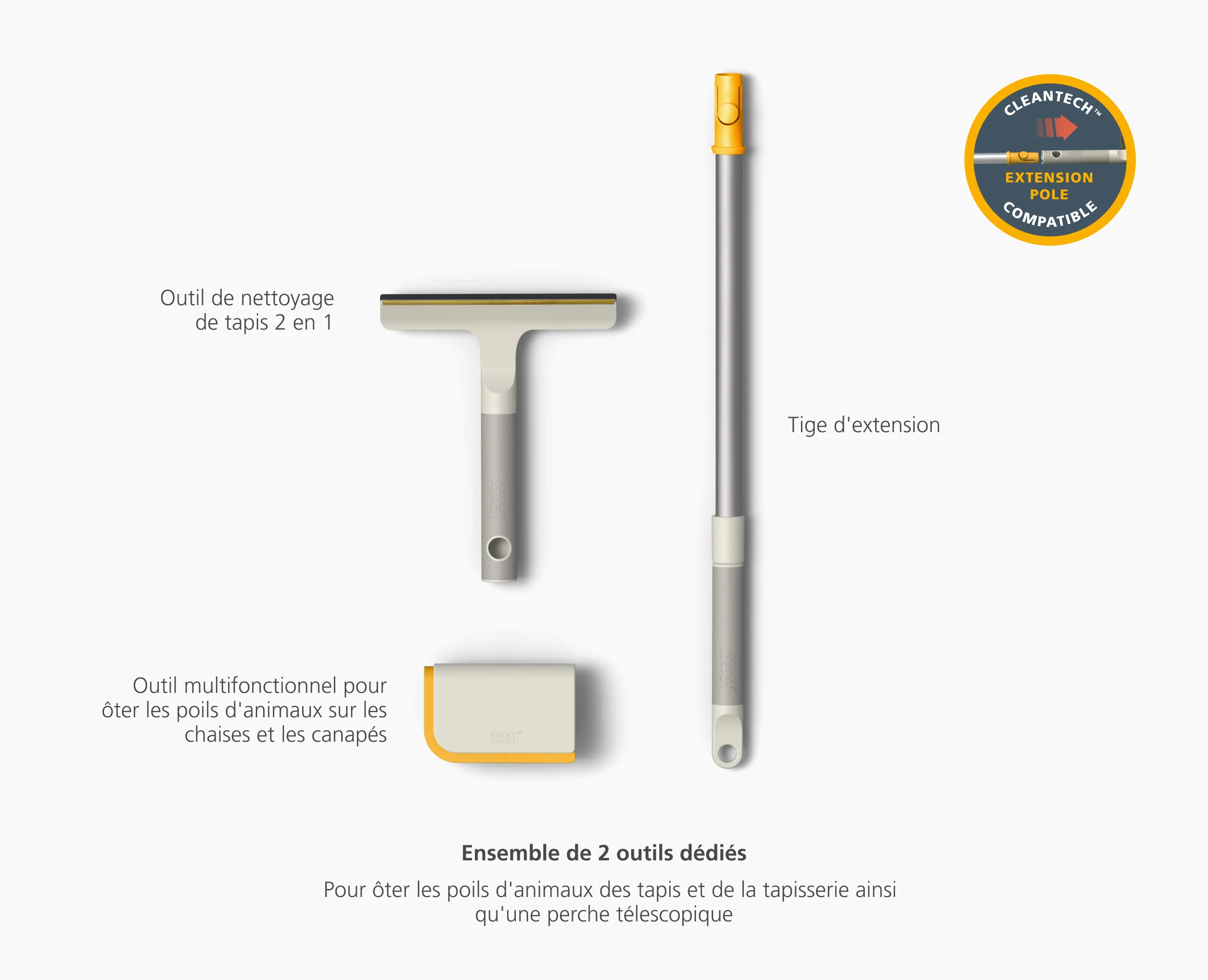 Kit d'Outils pour Enlever les Poils d'Animaux CleanTech™ - Image 6