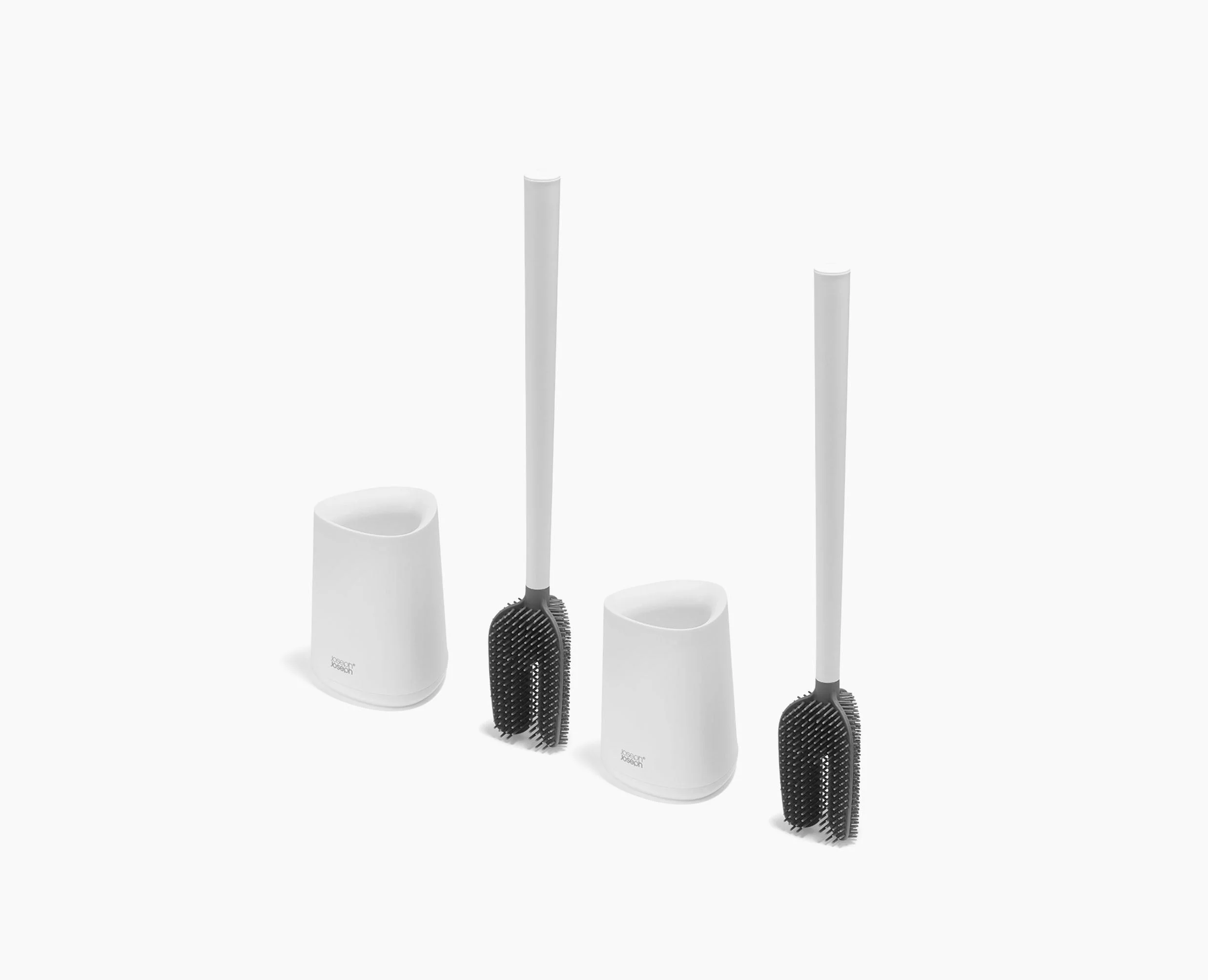 Lot de 2 brosses de toilettes Flex™ 360 Lite blanc mat - Image 3