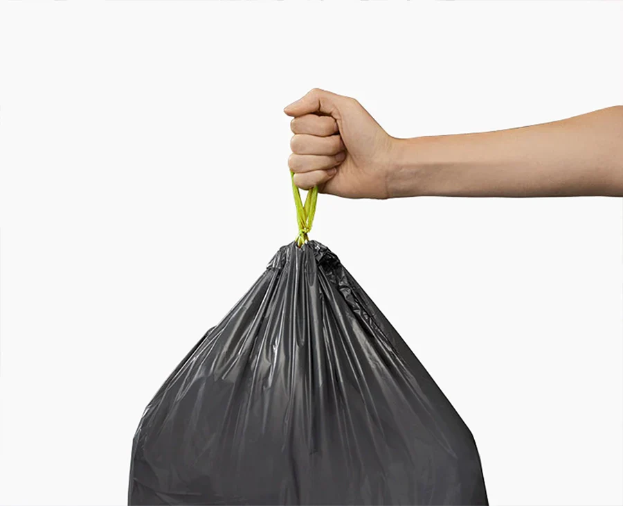 Lot de 4 sacs poubelles recyclés gris IW1 24-36 - Image 4