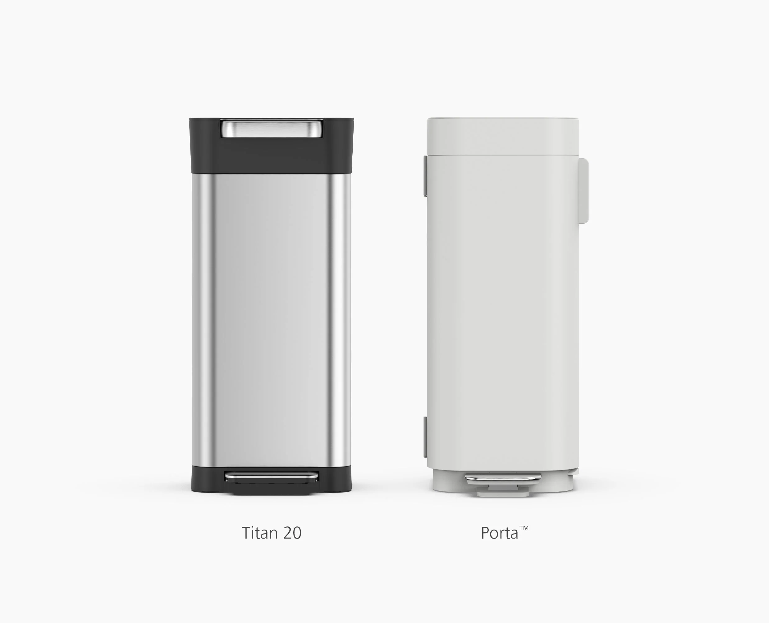 Lot de 4 sacs poubelles recyclés gris IW5 40L - Image 6