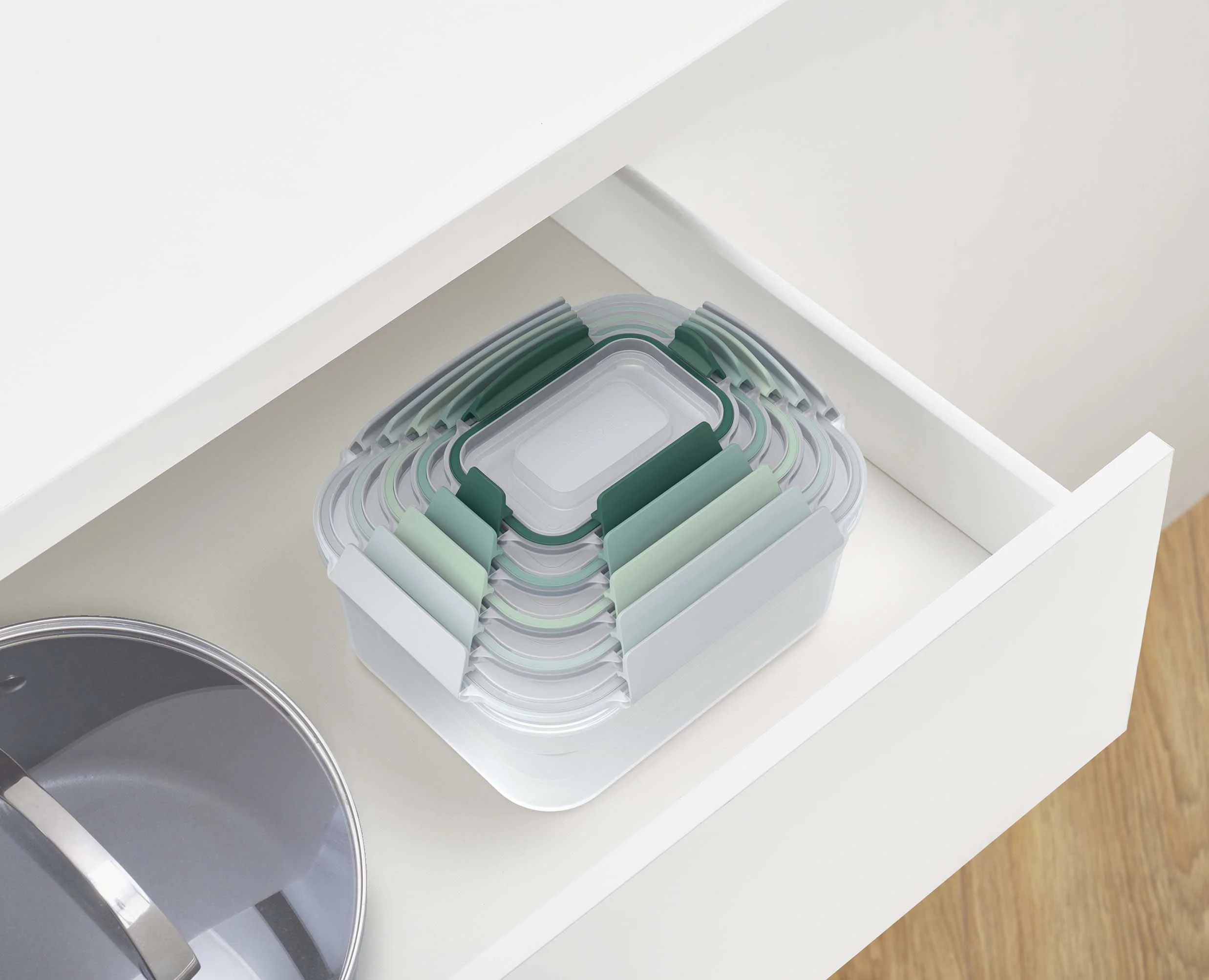 Lot de 5 Boîtes de Conservation Compactes Plastique en Vert Nest™ - Éditions - Image 7