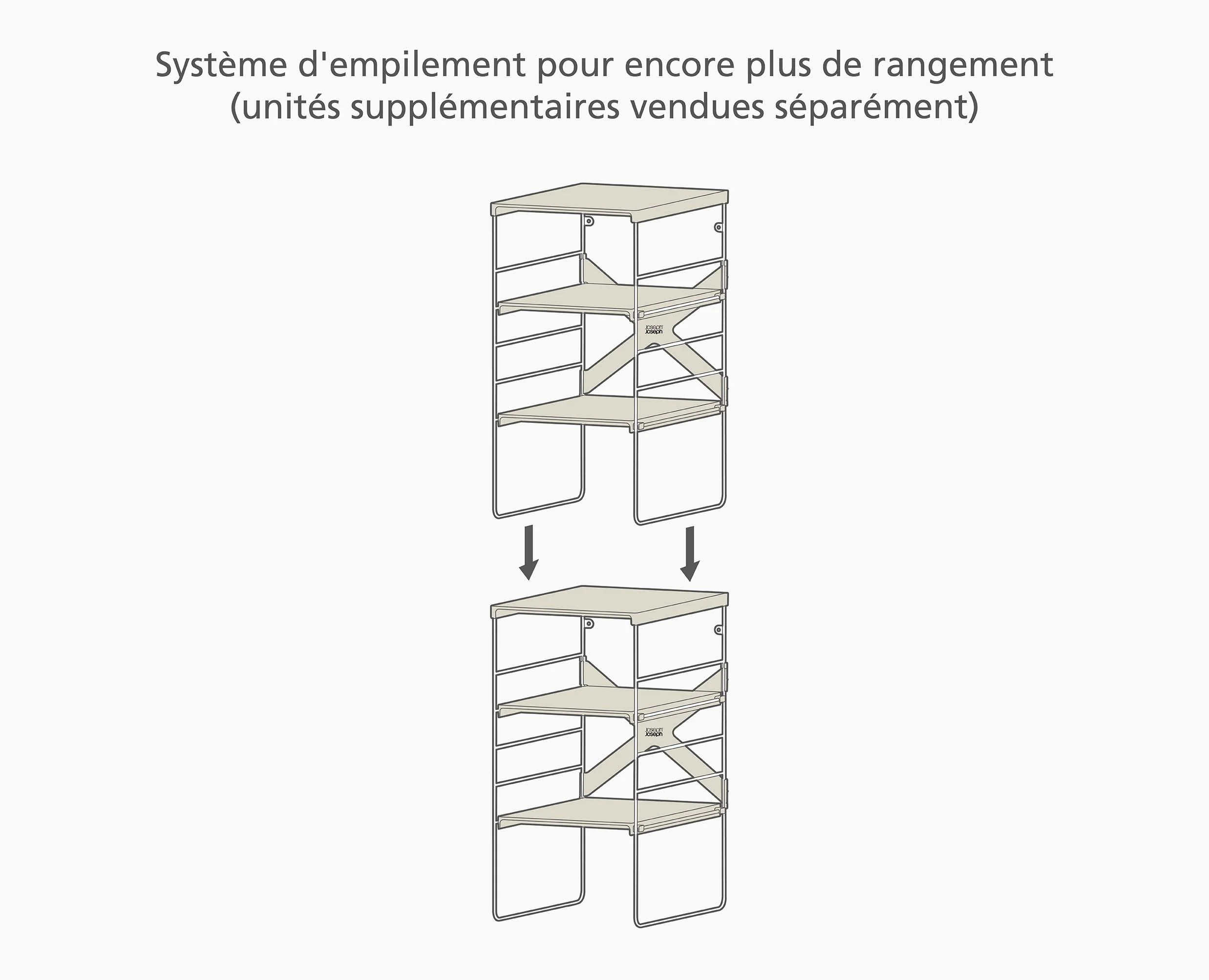 Range-chaussures Réglable Écru Level™ - Image 8