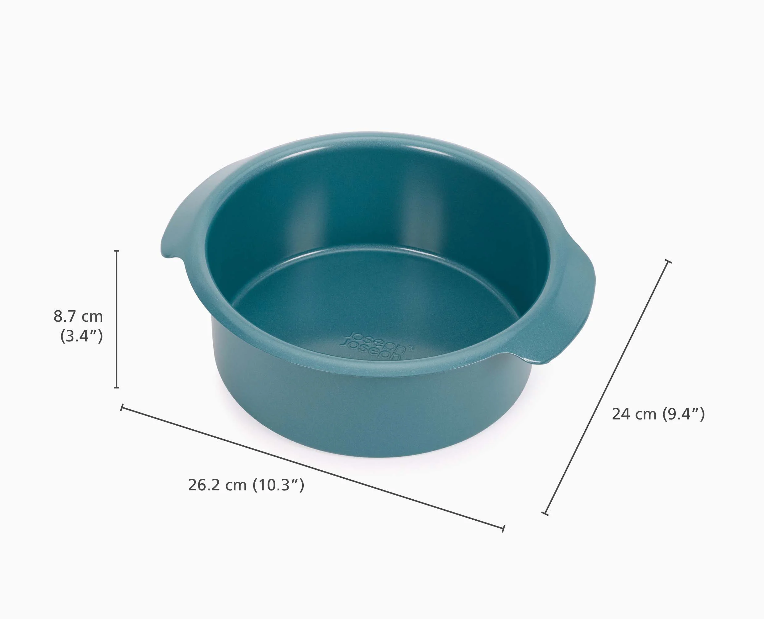 Moule à gâteau rond antiadhésif bleu Nest™ Bake, 20 cm - Image 5