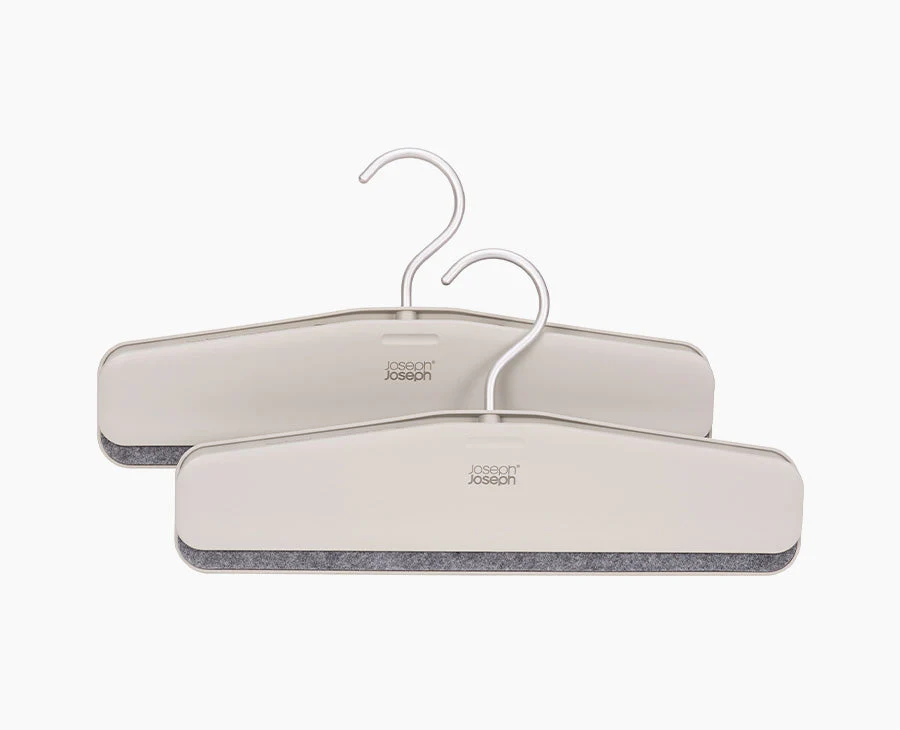 Set de 2 cintres écrus pour jupes et pantalons Orderly™ Easy-grip