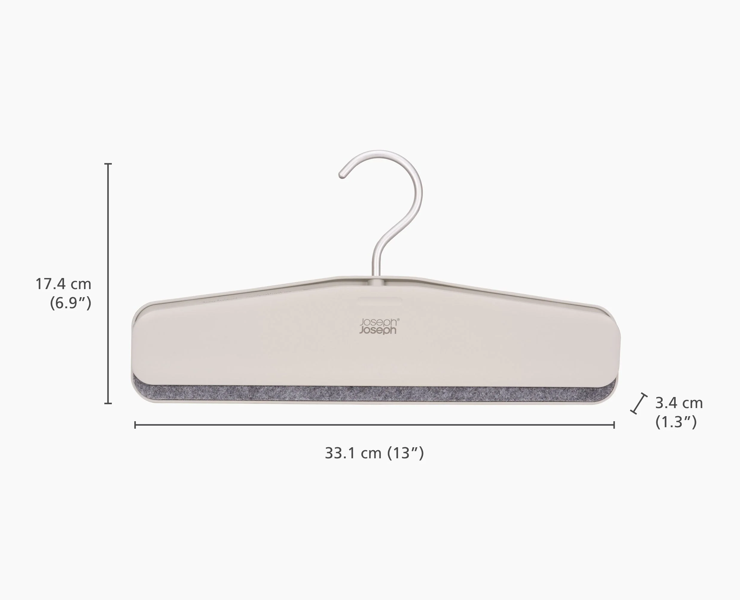 Set de 2 cintres écrus pour jupes et pantalons Orderly™ Easy-grip - Image 5
