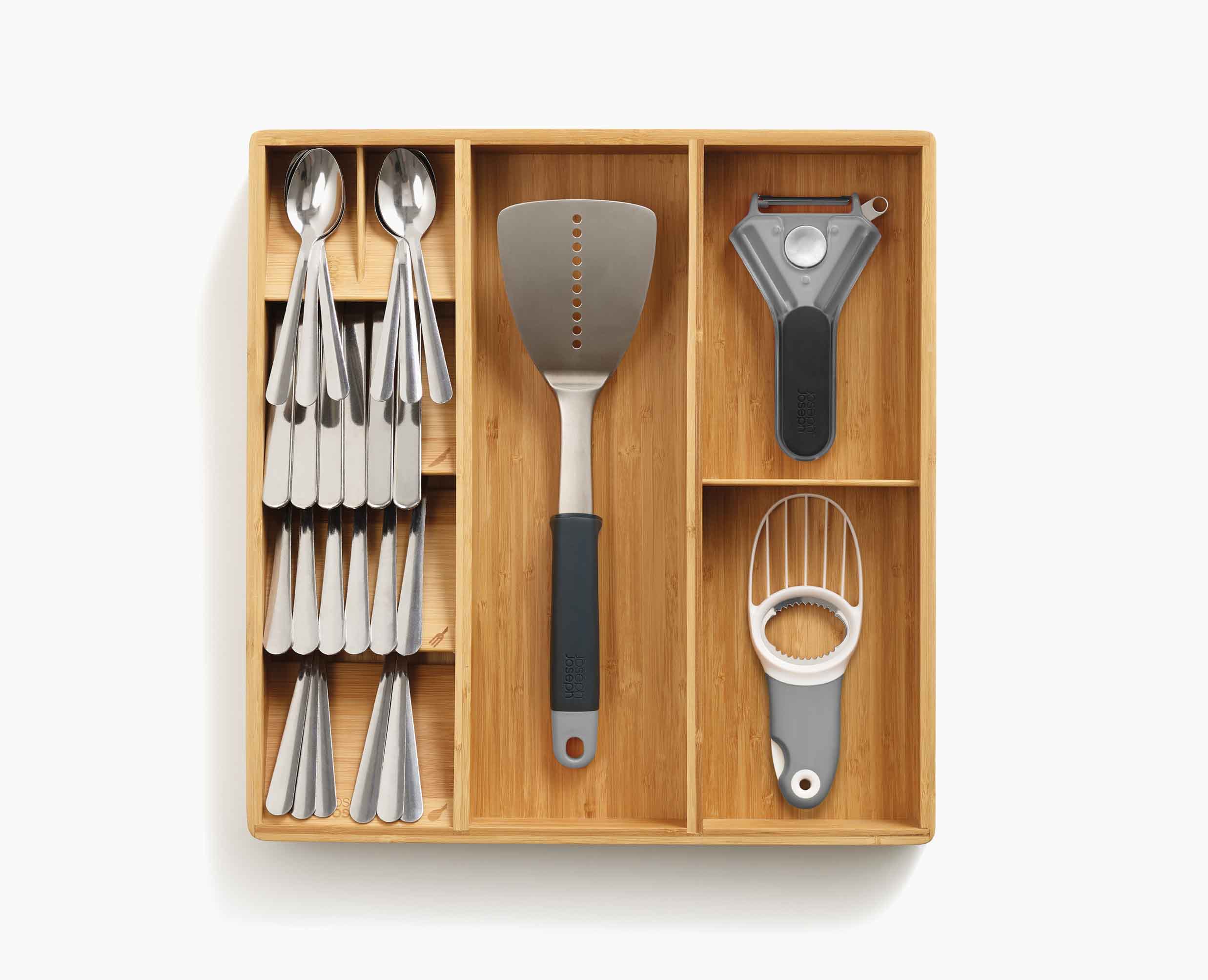 Range-couverts & Ustensiles en Bambou DrawerStore™ - Image 4