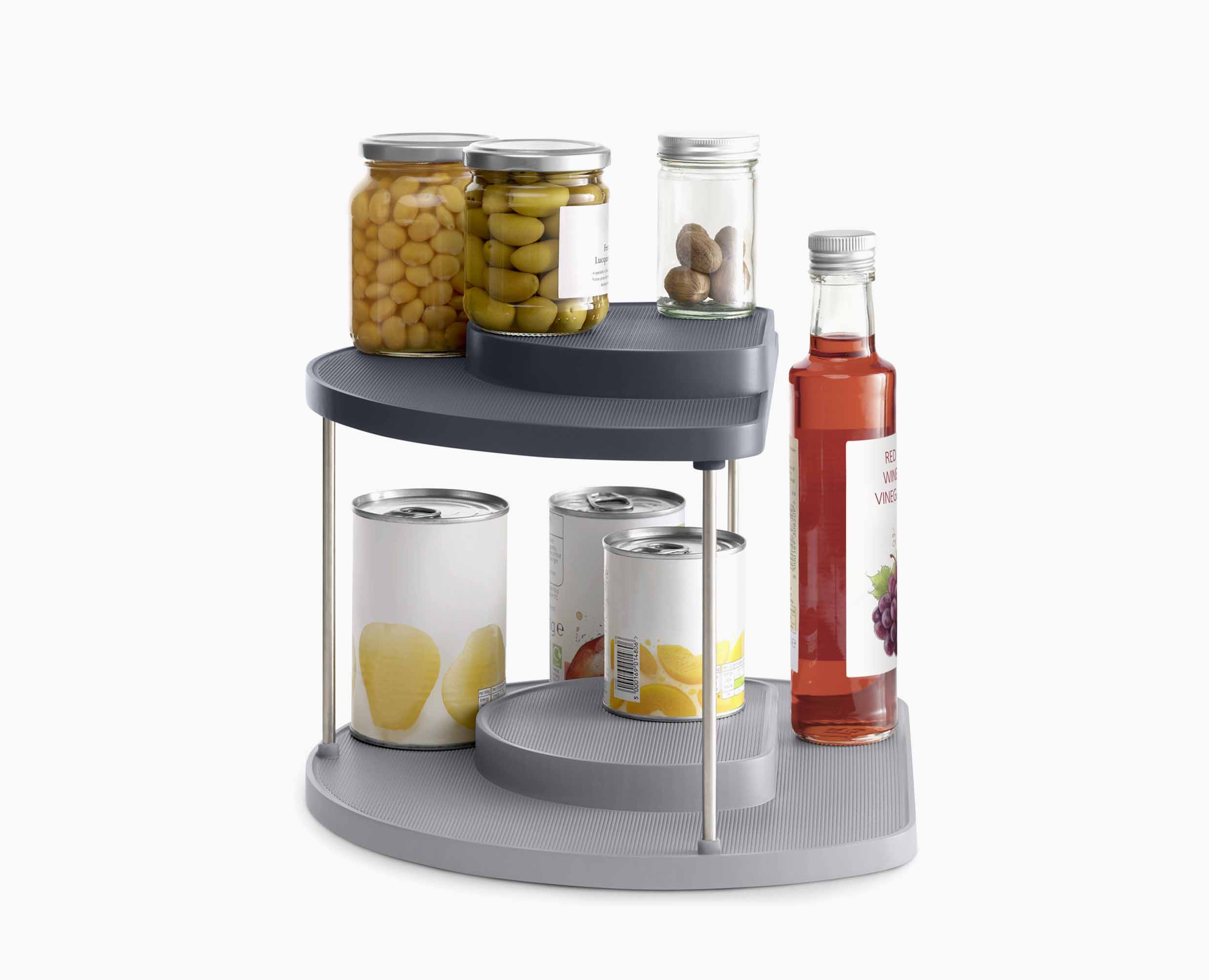 Organisateur Rotatif  à 2 Niveaux pour Placard de Cuisine CupboardStore™ - Image 4