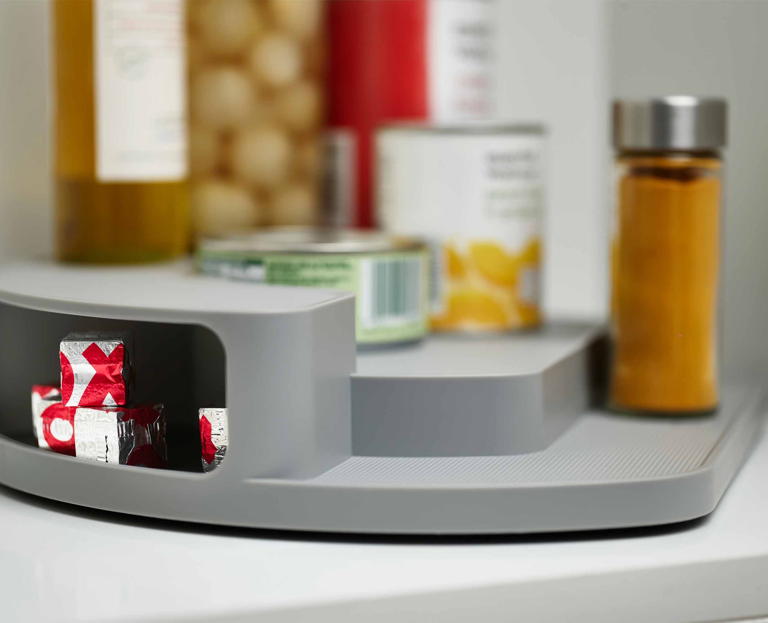 Organisateur Rotatif à 3 Niveaux pour Placard de Cuisine CupboardStore™ - Image 5