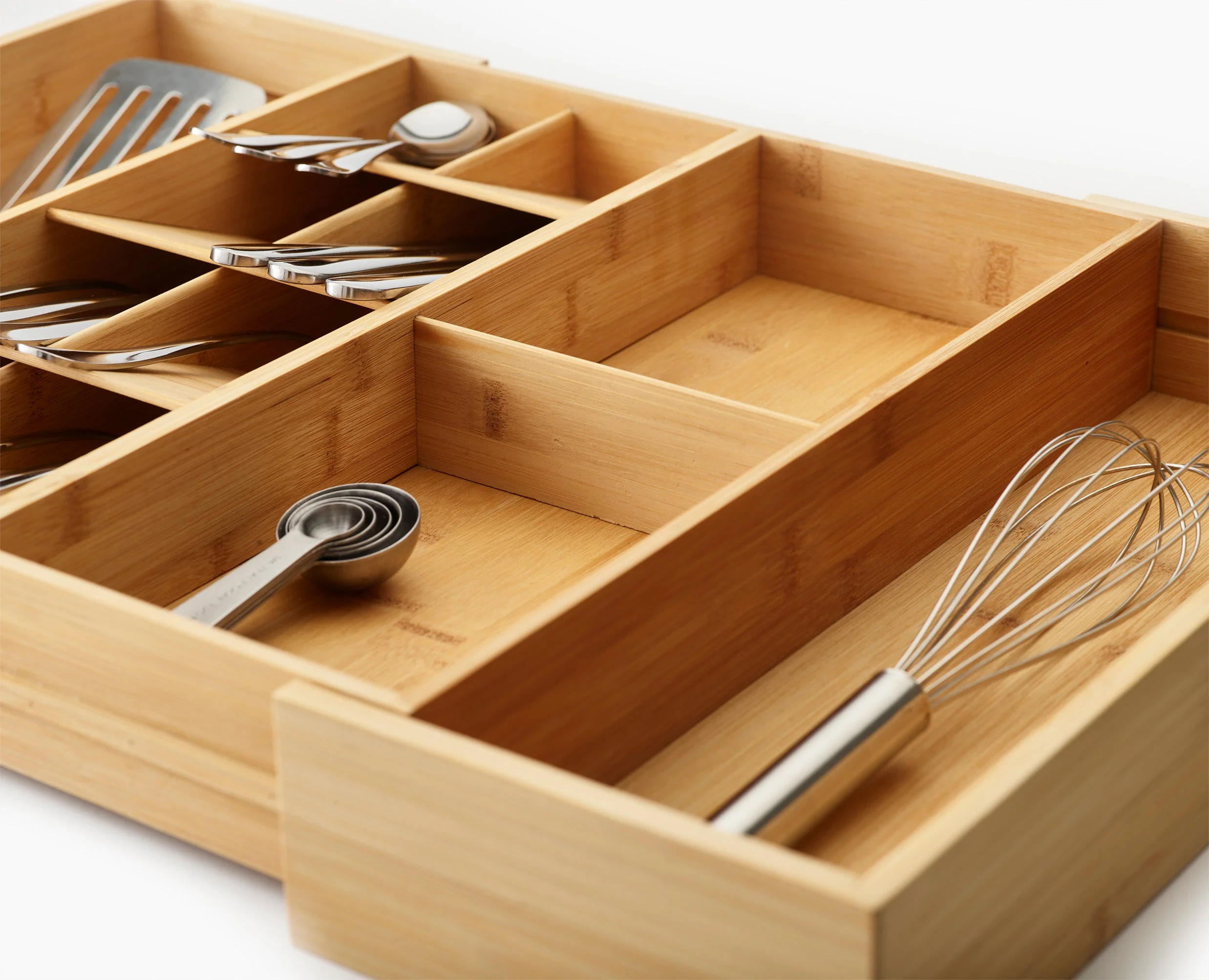 Organisateur de Couverts Extensible Bambou DrawerStore™ - Image 4