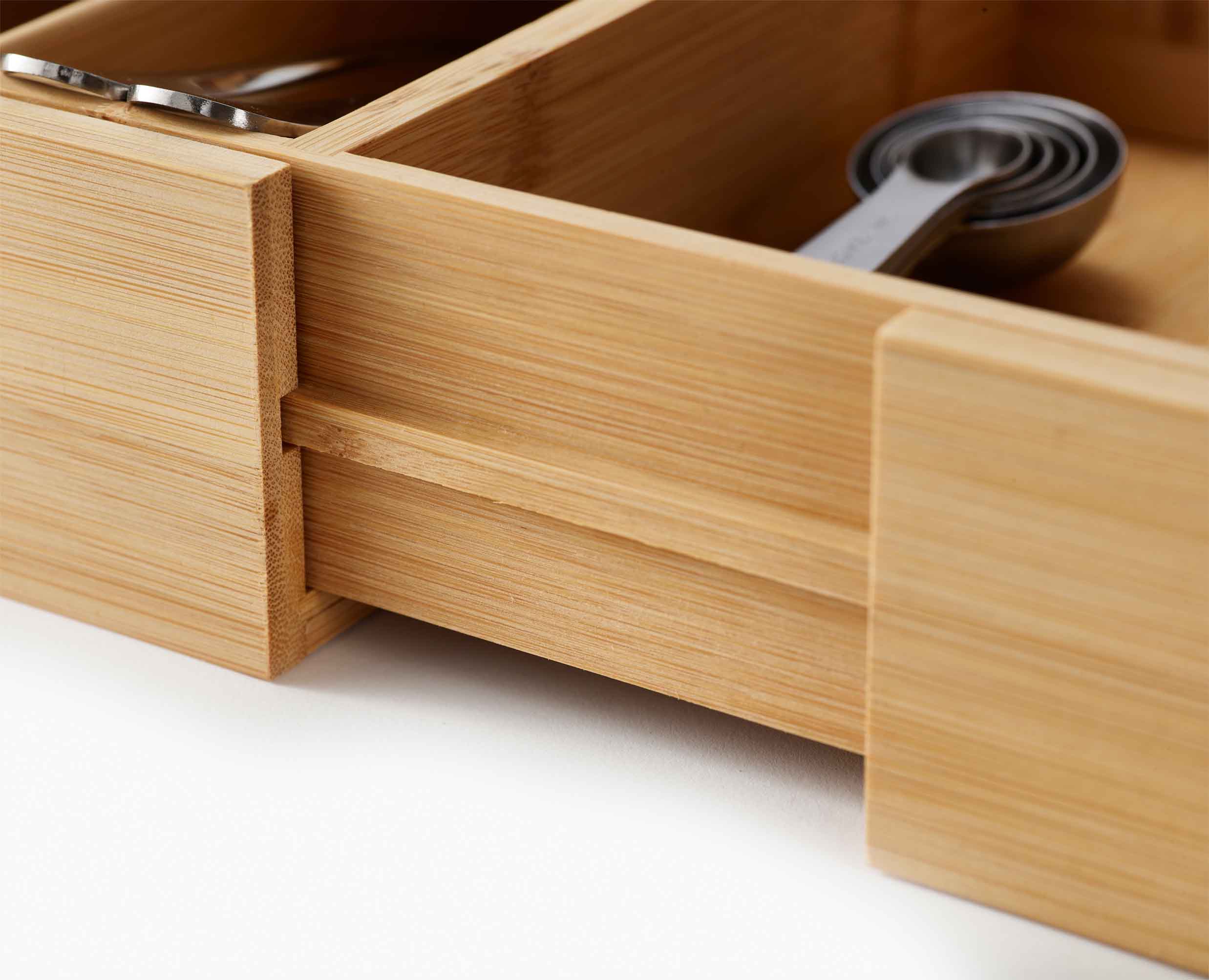 Organisateur de Couverts Extensible Bambou DrawerStore™ - Image 5