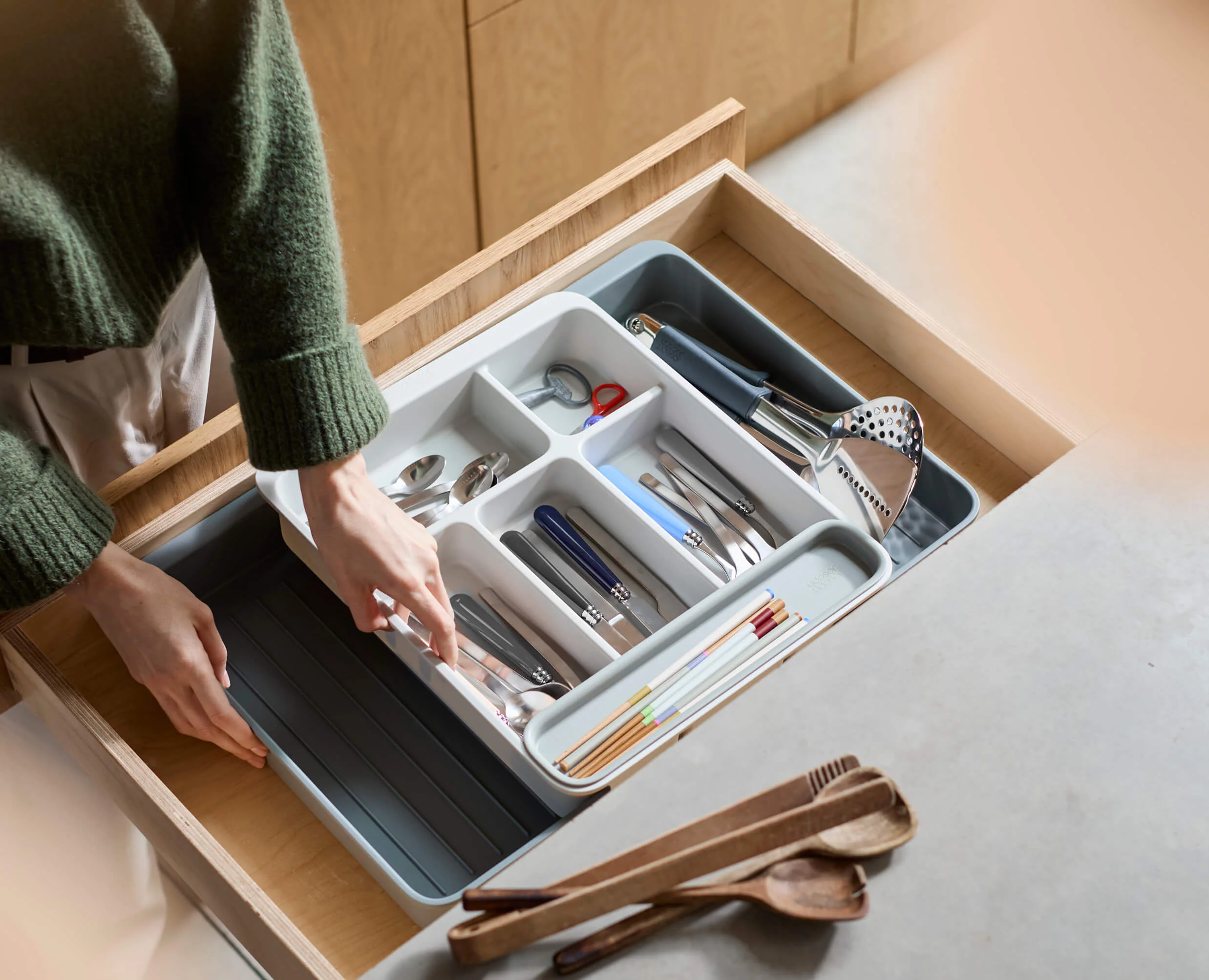 Range-Couverts Extensible Recyclé Drawerstore™ - Image 3