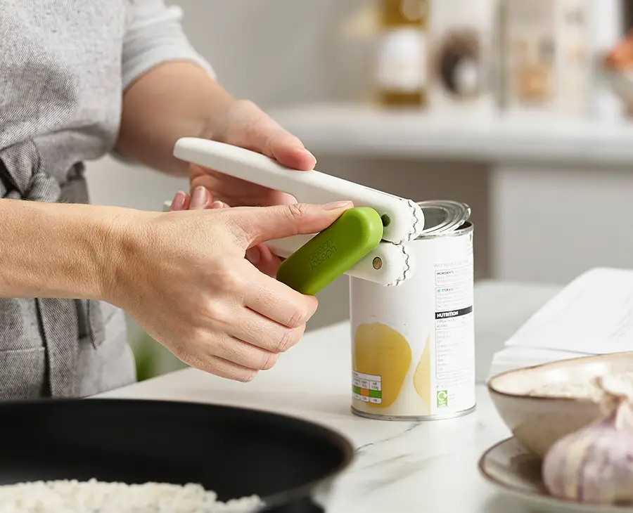 Ouvre-boîte de Conserve 3-en-1 Blanc Pivot™ - Image 2