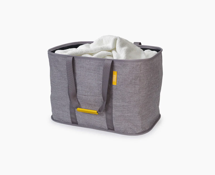 Panier à Linge Pliable 55L Gris Hold-All™ Max